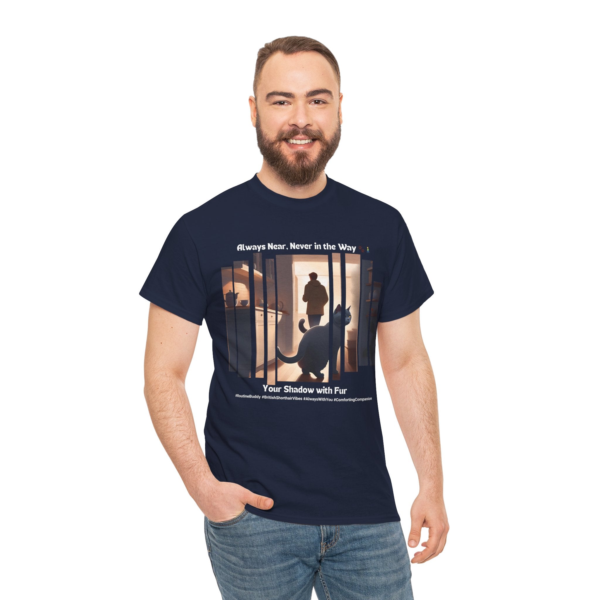 Men's - Routine Buddy: British Shorthair T-Shirt