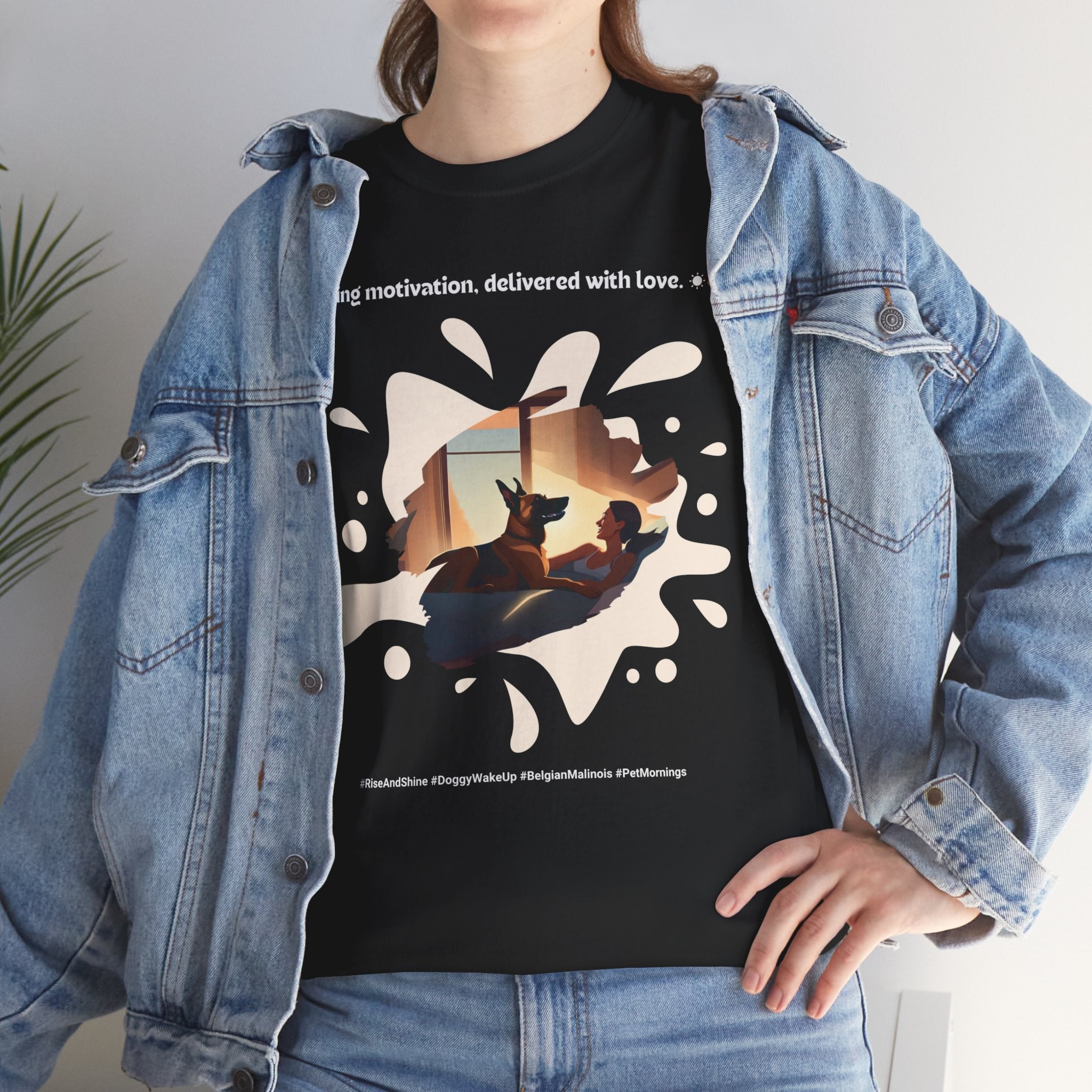Women's - Morning Motivation: Belgian Malinois T-Shirt