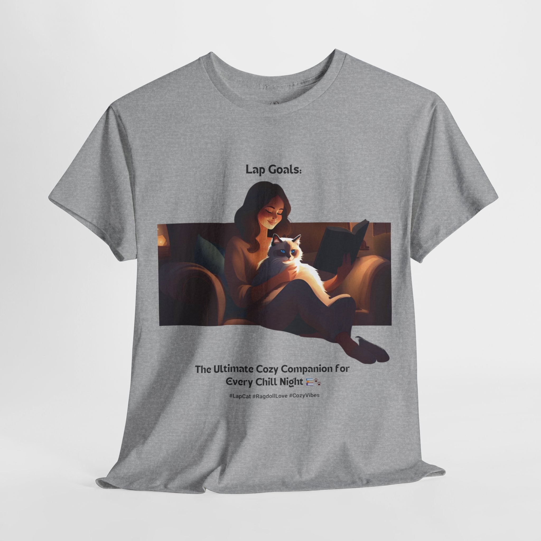 Women’s “The Ultimate Lap Cat” Ragdoll T‑Shirt – Lap Cat Mom Gift