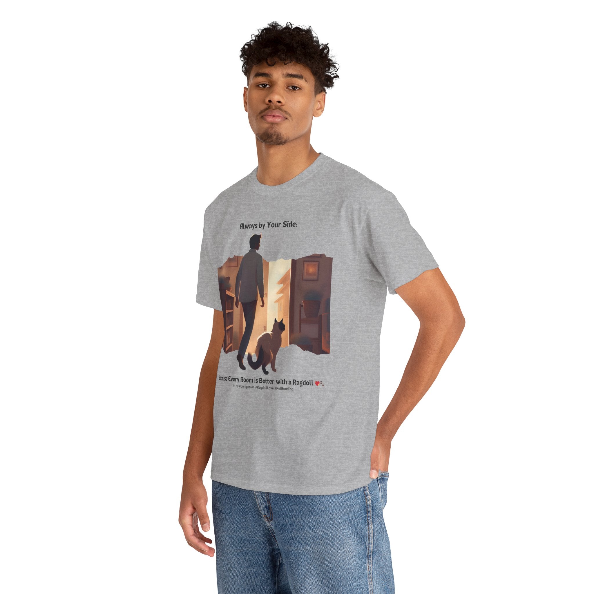 Men's - Always by Your Side: Ragdoll Love T-Shirt