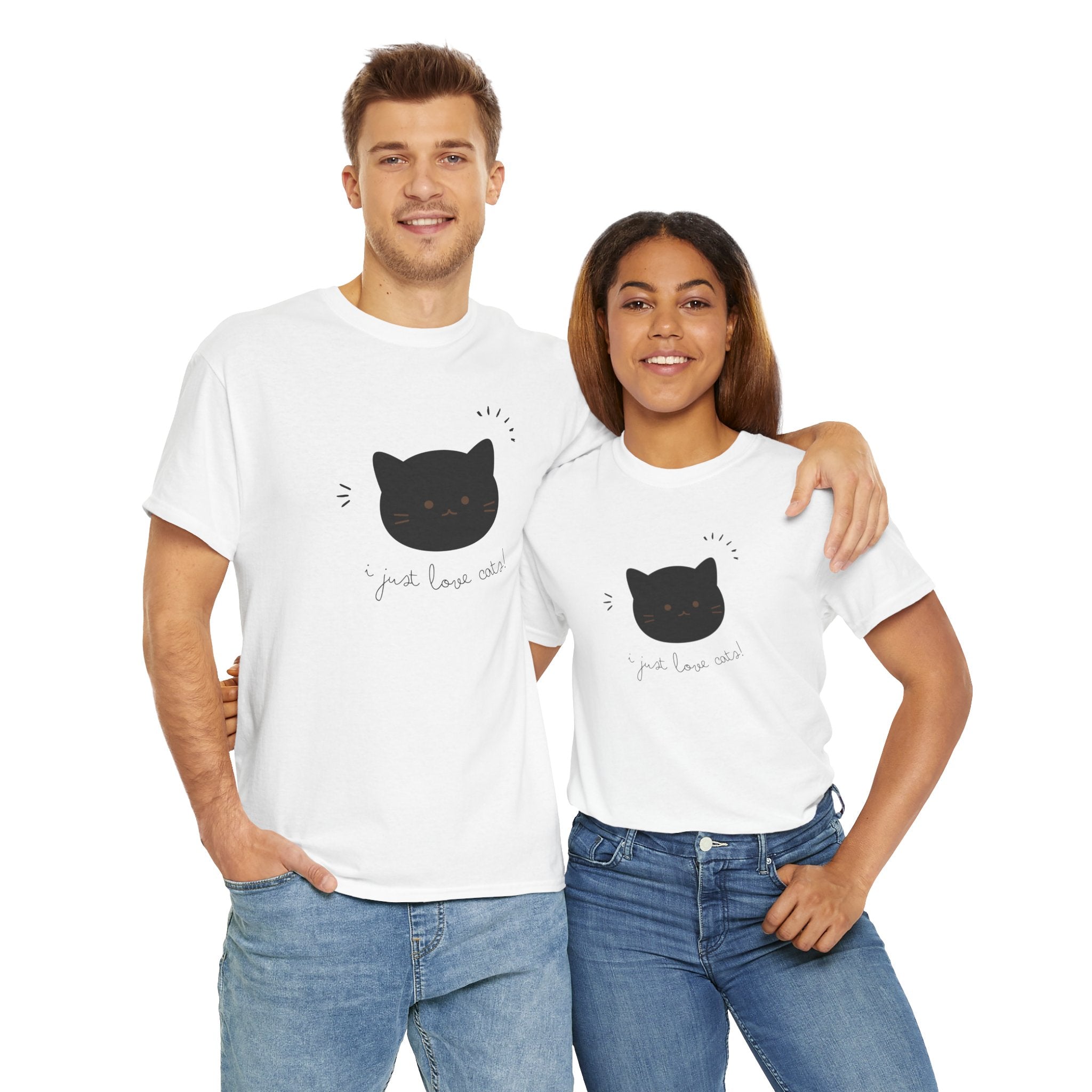 Unisex “Purrfect Companion” Cat T-Shirt – Always by Your Side, Feline Lover Gift