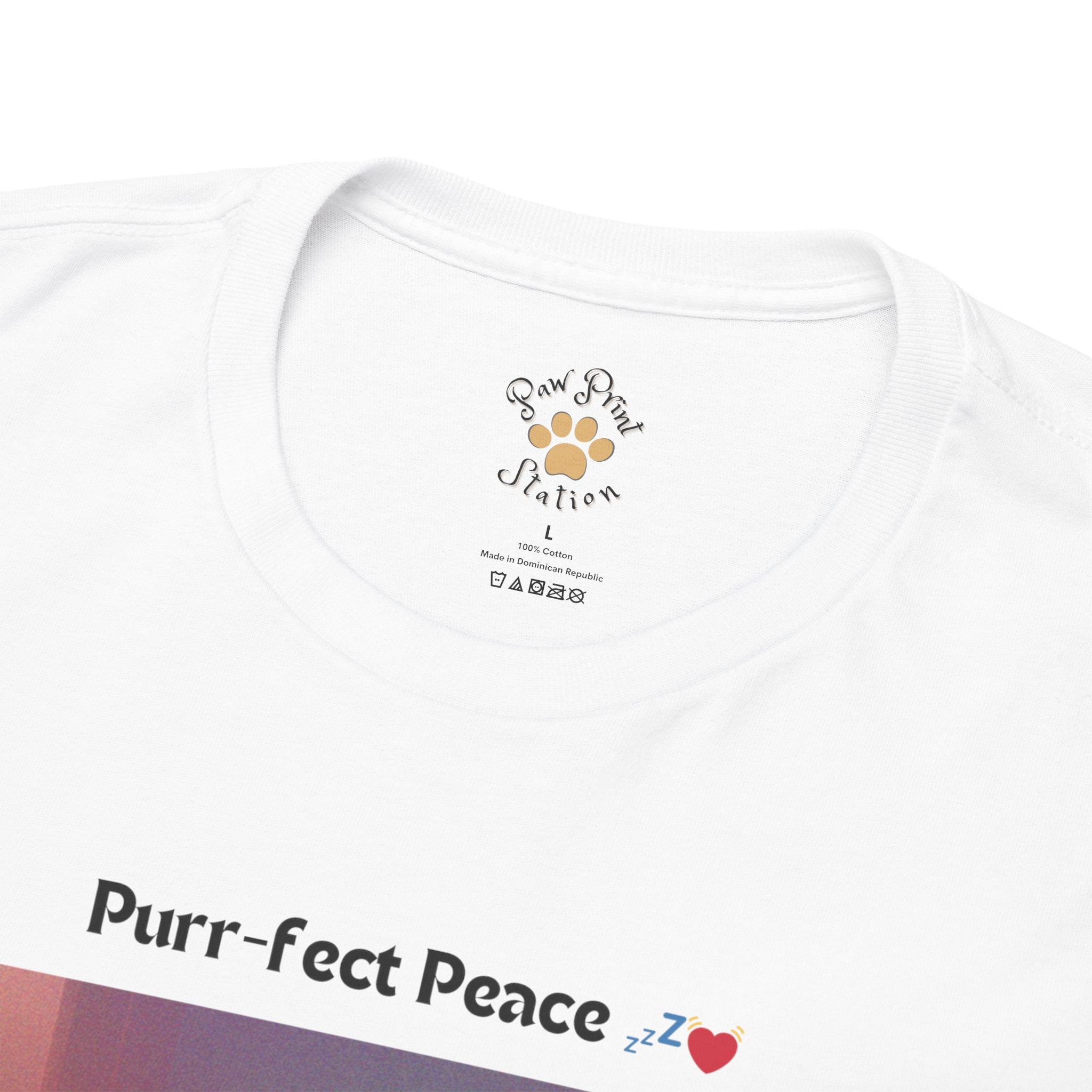 Men's - Purr-fect Peace: Exotic Shorthair Zen T-Shirt