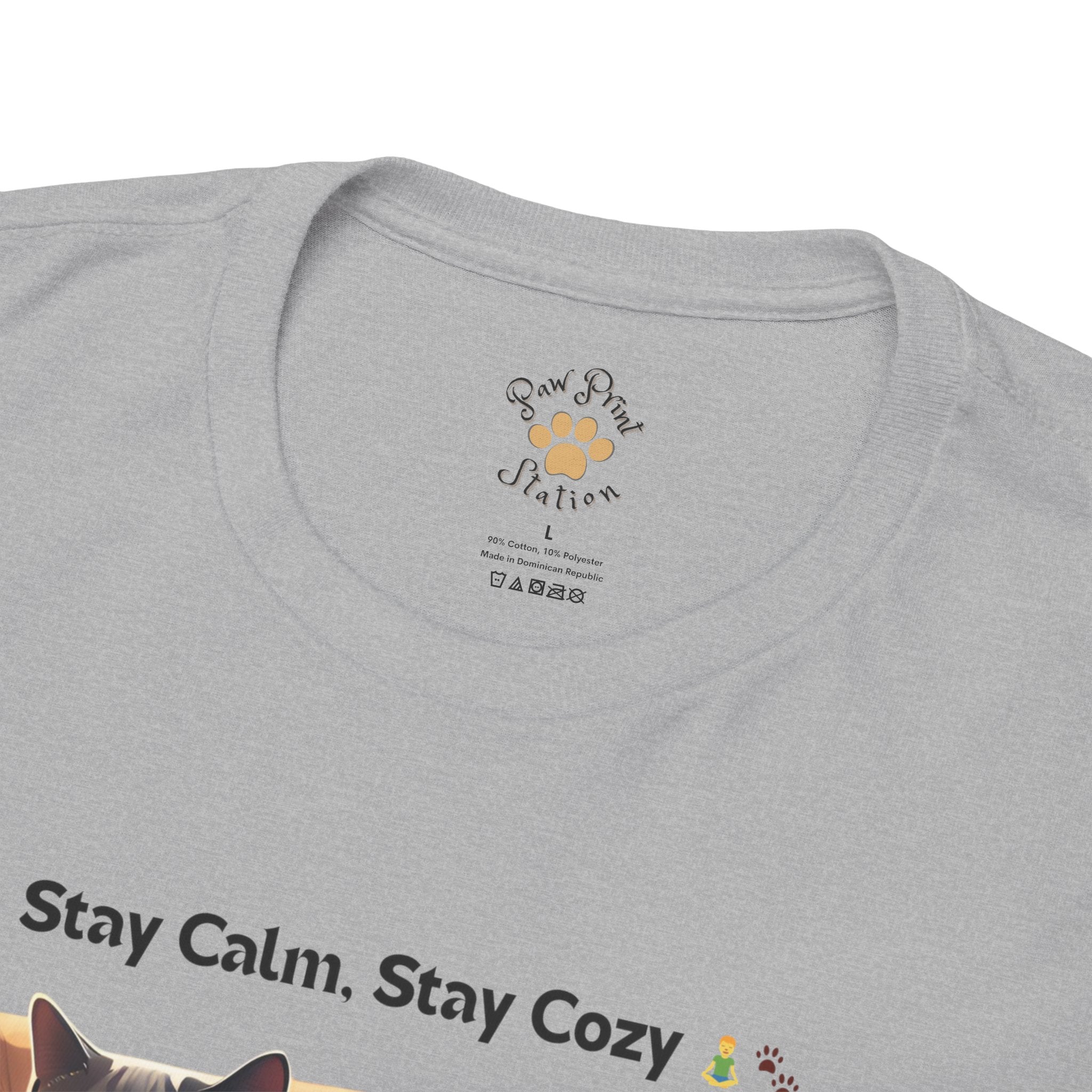 Unisex “Zenful Purr” British Shorthair T‑Shirt – Serene Kitty Gift