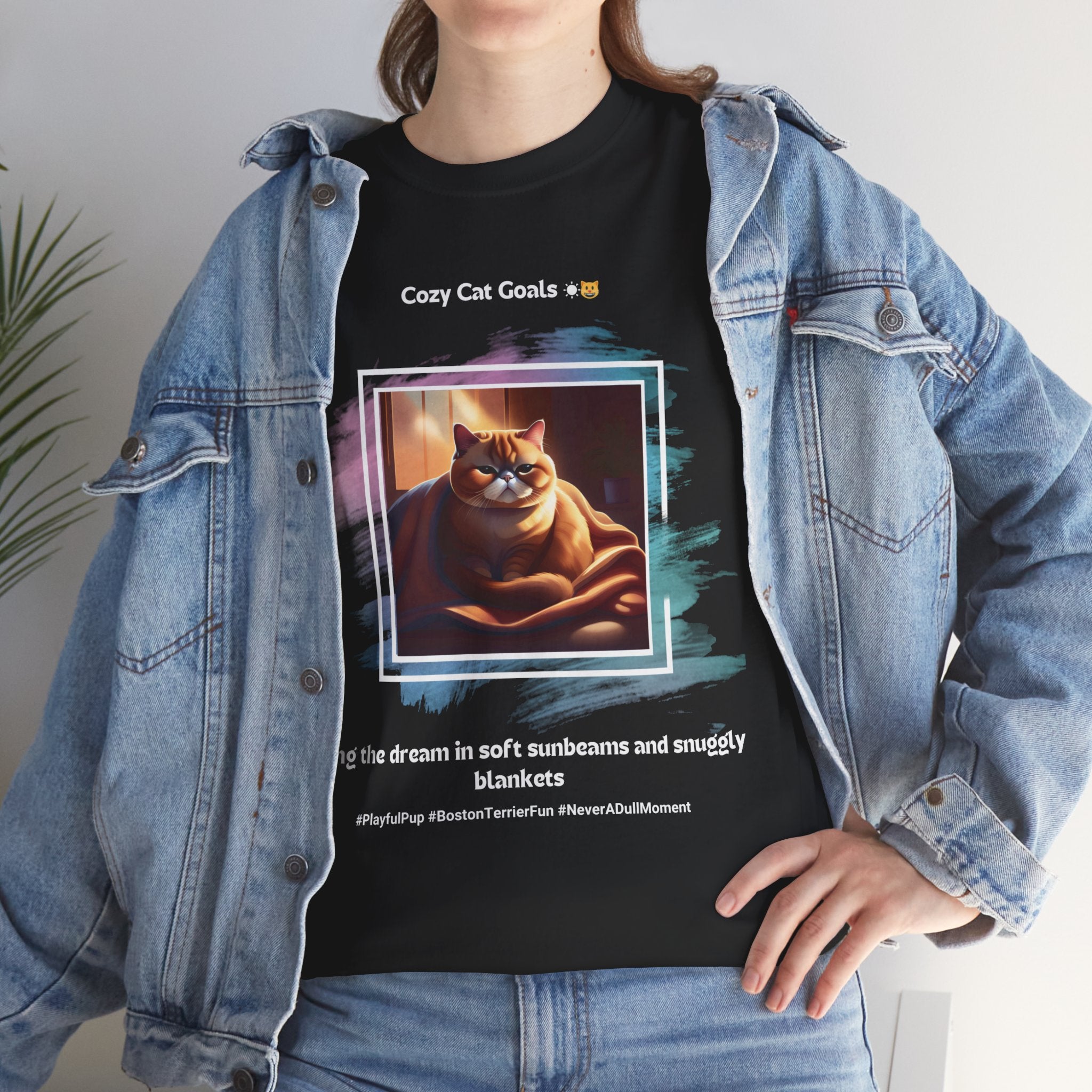 Unisex “Cozy Cat Goals” Exotic Shorthair T‑Shirt – Comfort Cat Gift