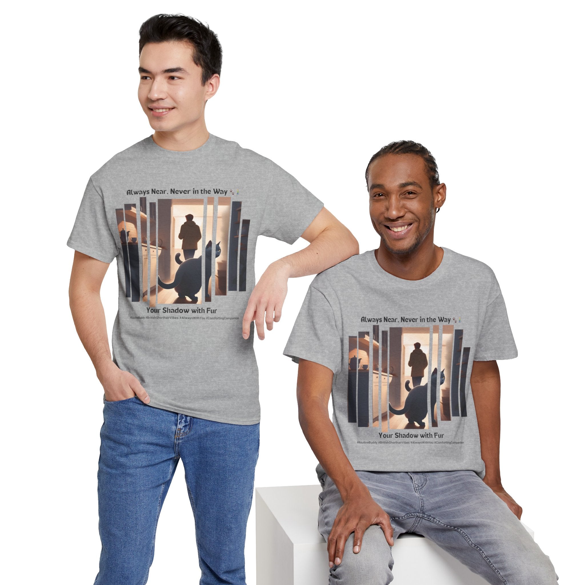 Men's - Routine Buddy: British Shorthair T-Shirt
