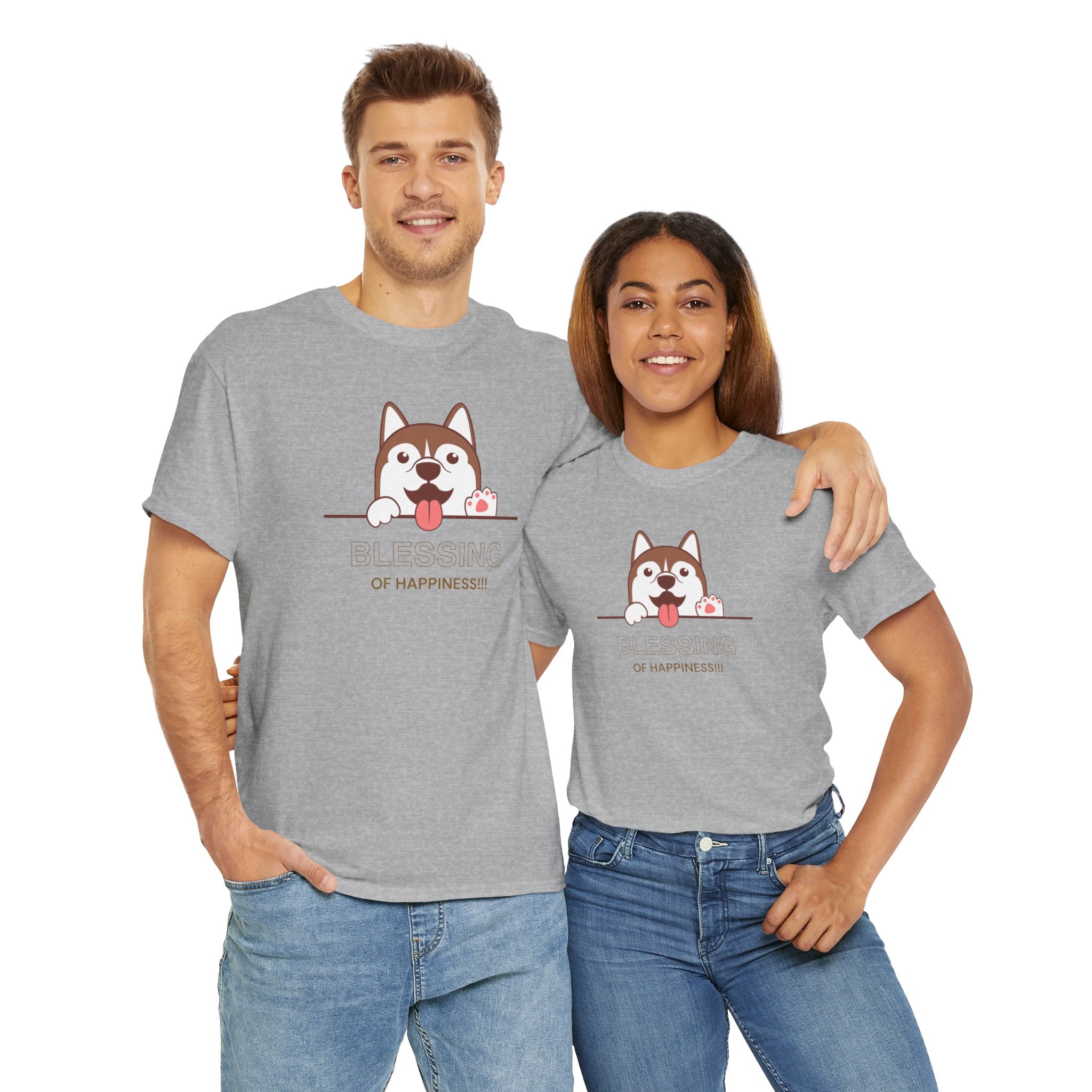 Unisex - Happy Husky Blessing T-Shirt