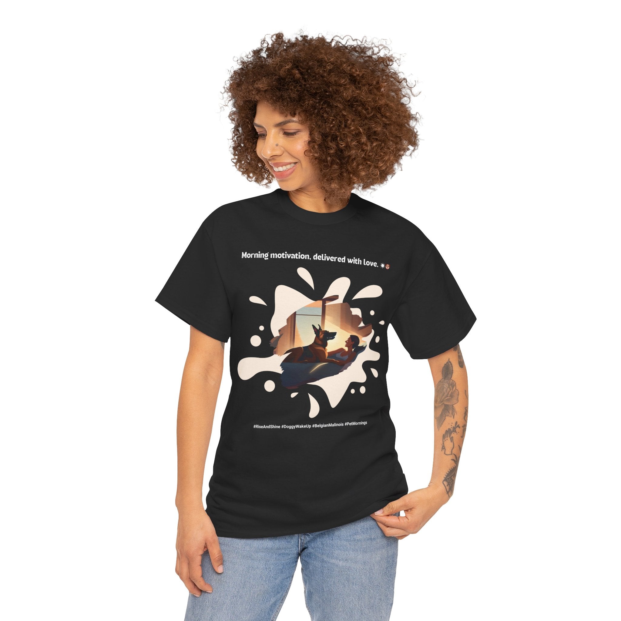Women's - Morning Motivation: Belgian Malinois T-Shirt