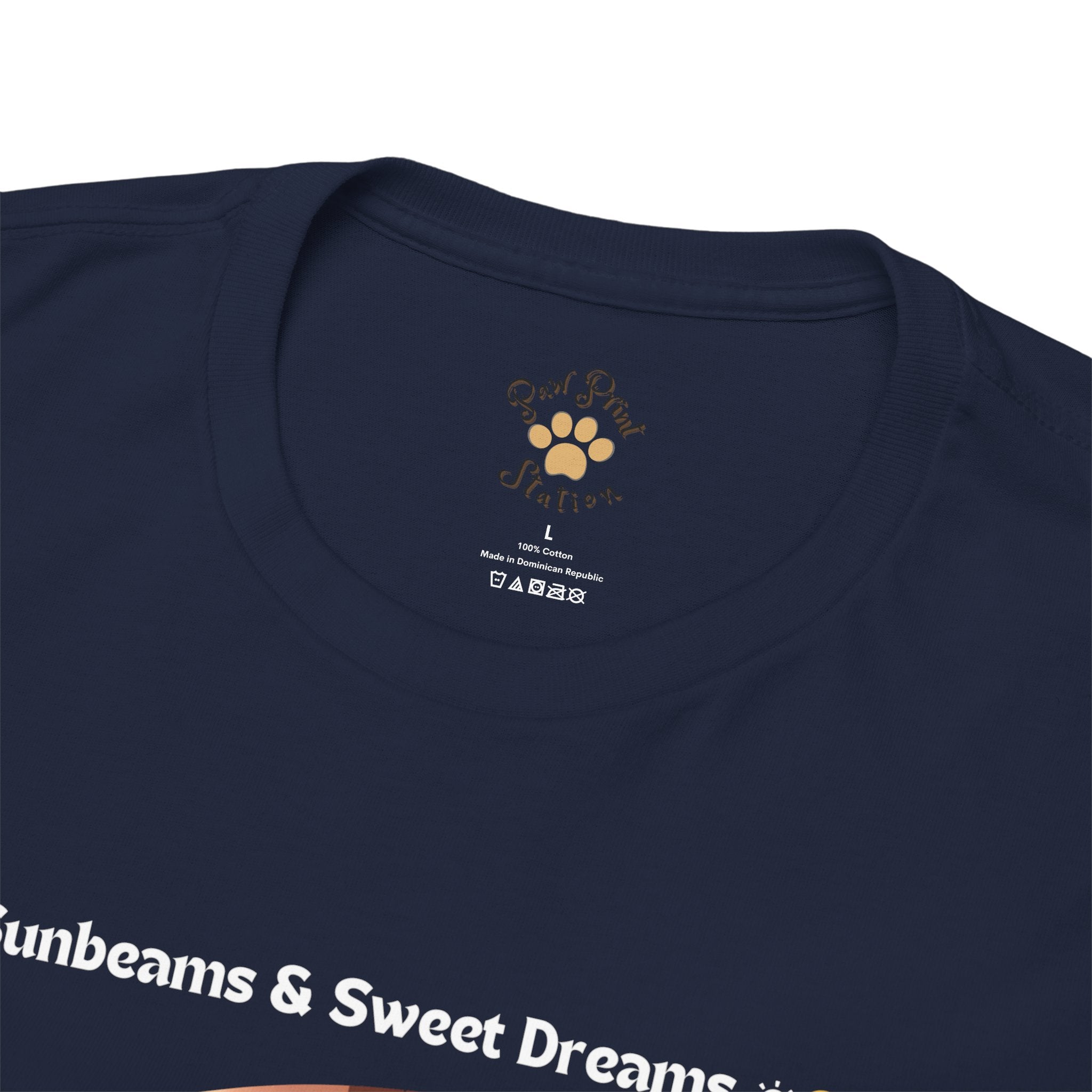 Unisex “Sunbeams & Sweet Dreams” British Shorthair Bliss T‑Shirt – Daylight Kitty Gift
