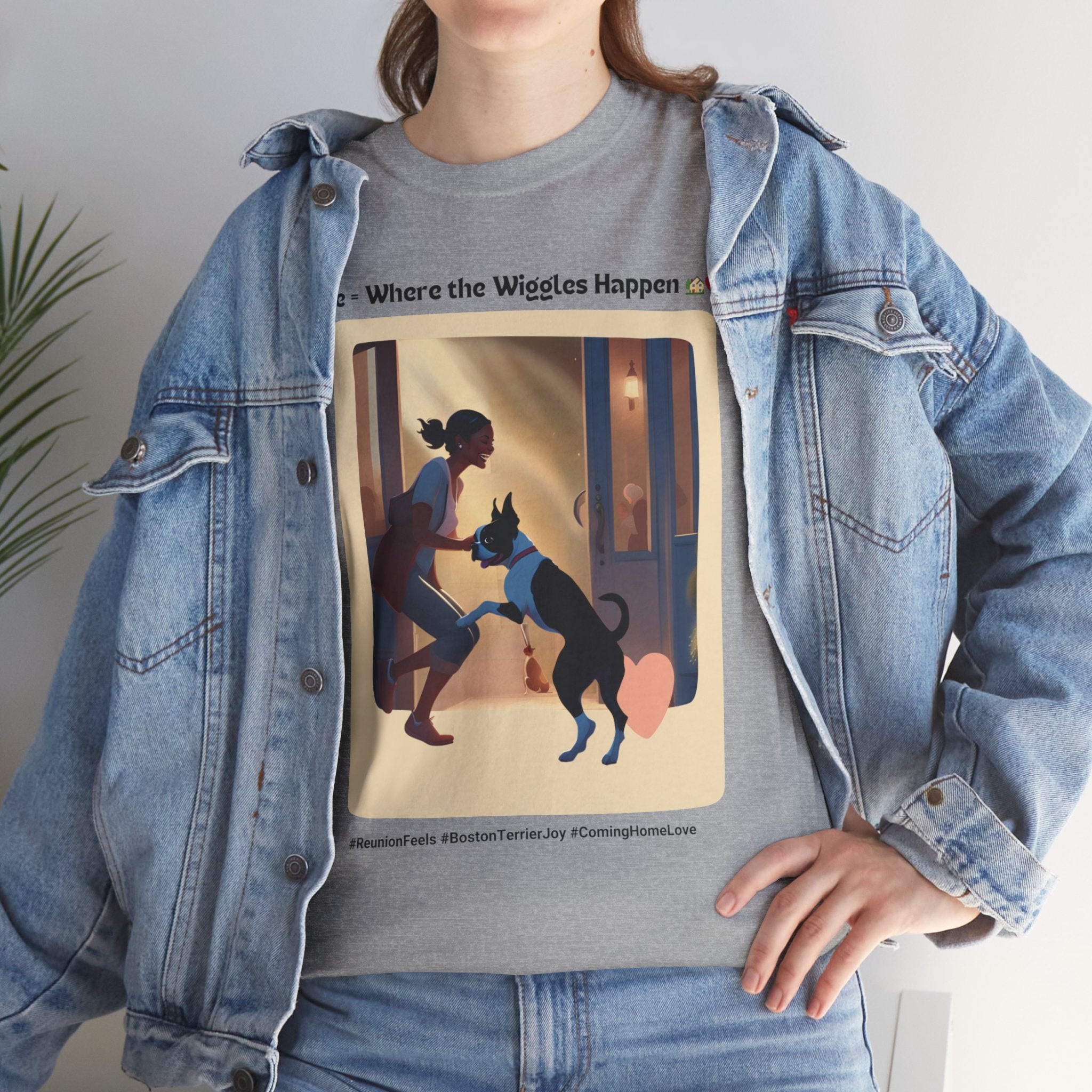 Women’s “Boundless Joy” Boston Terrier Reunion T‑Shirt – Joyful Reunion Mom Gift