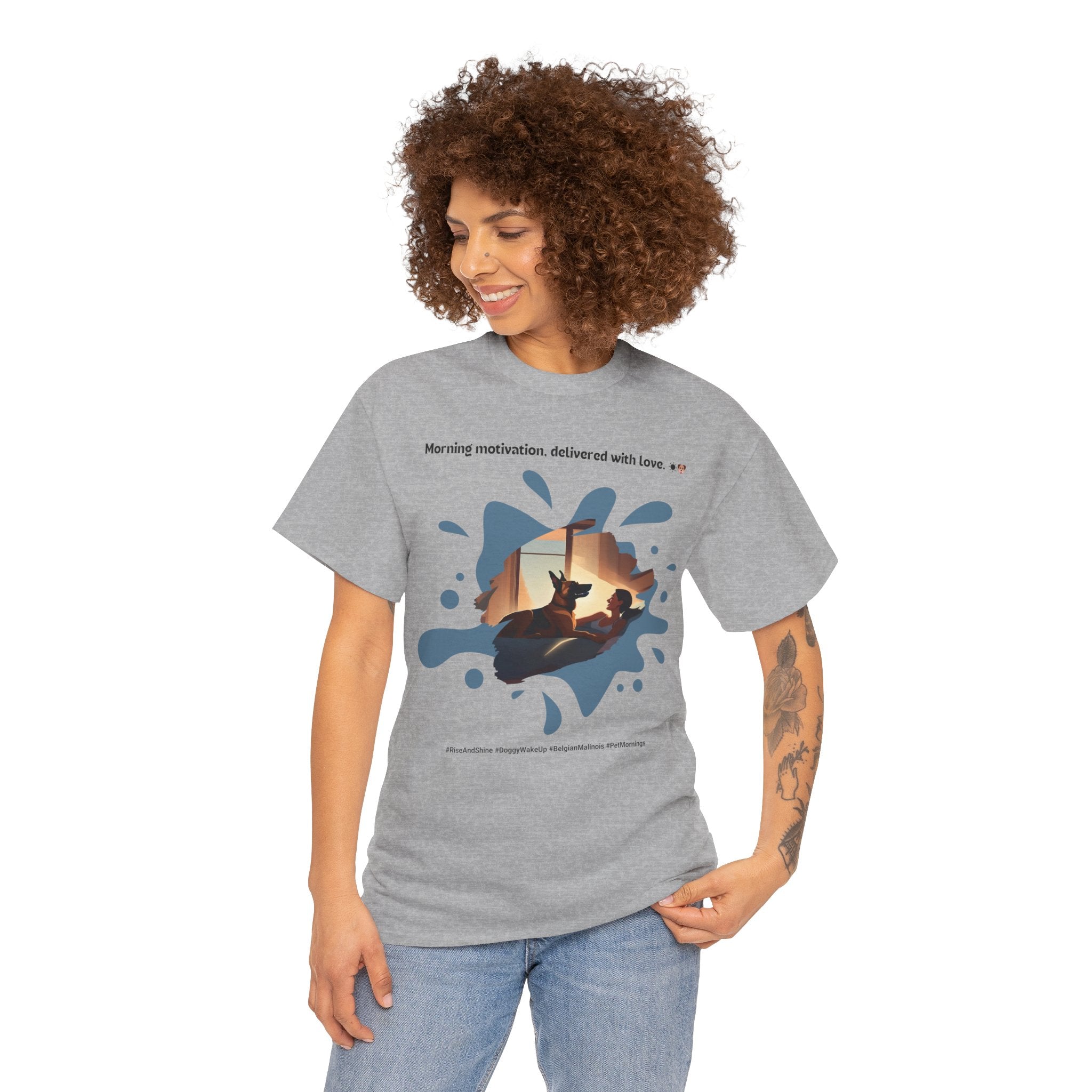 Women's - Morning Motivation: Belgian Malinois T-Shirt