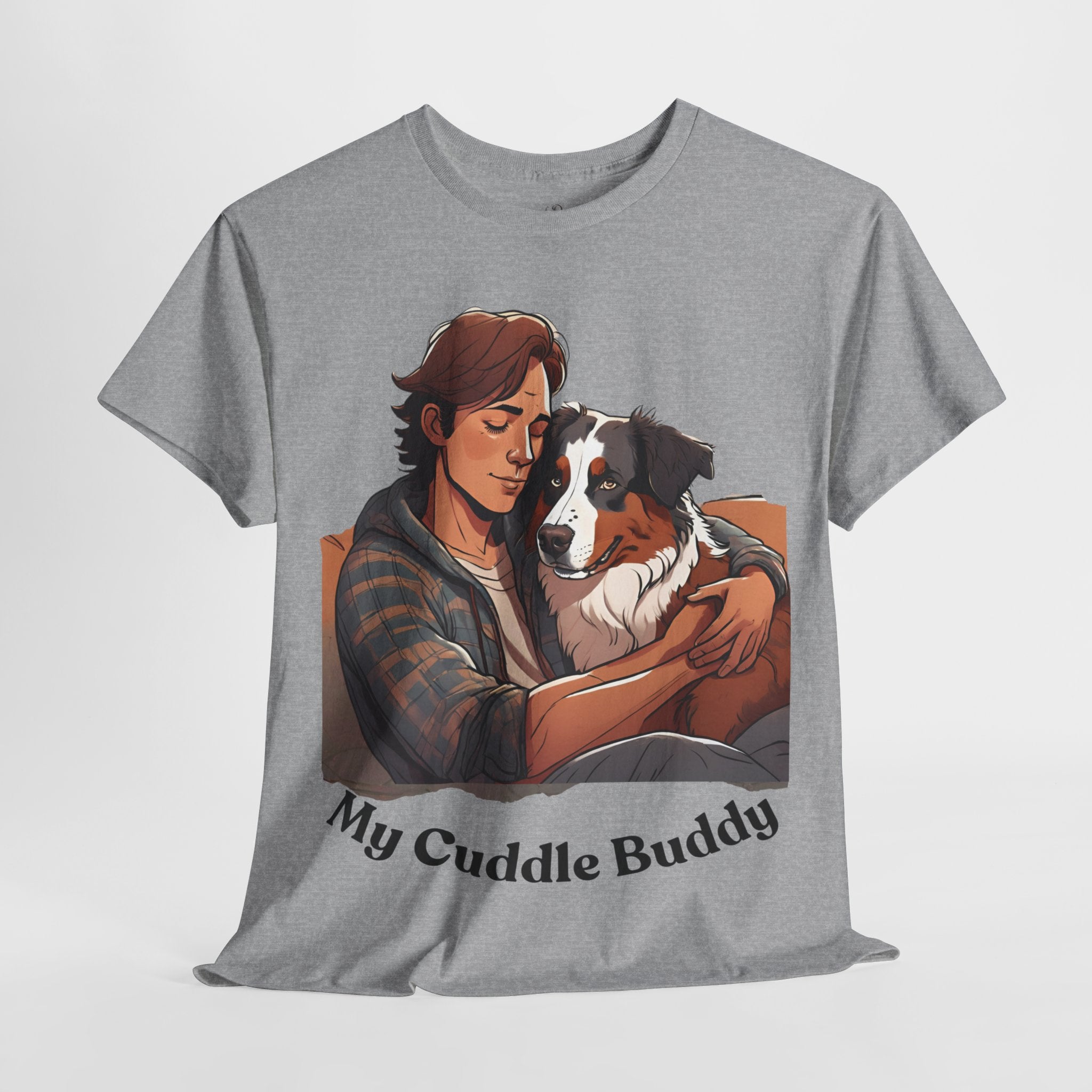 Men's - My Cuddle Buddy: Australian Shepherd T-Shirt
