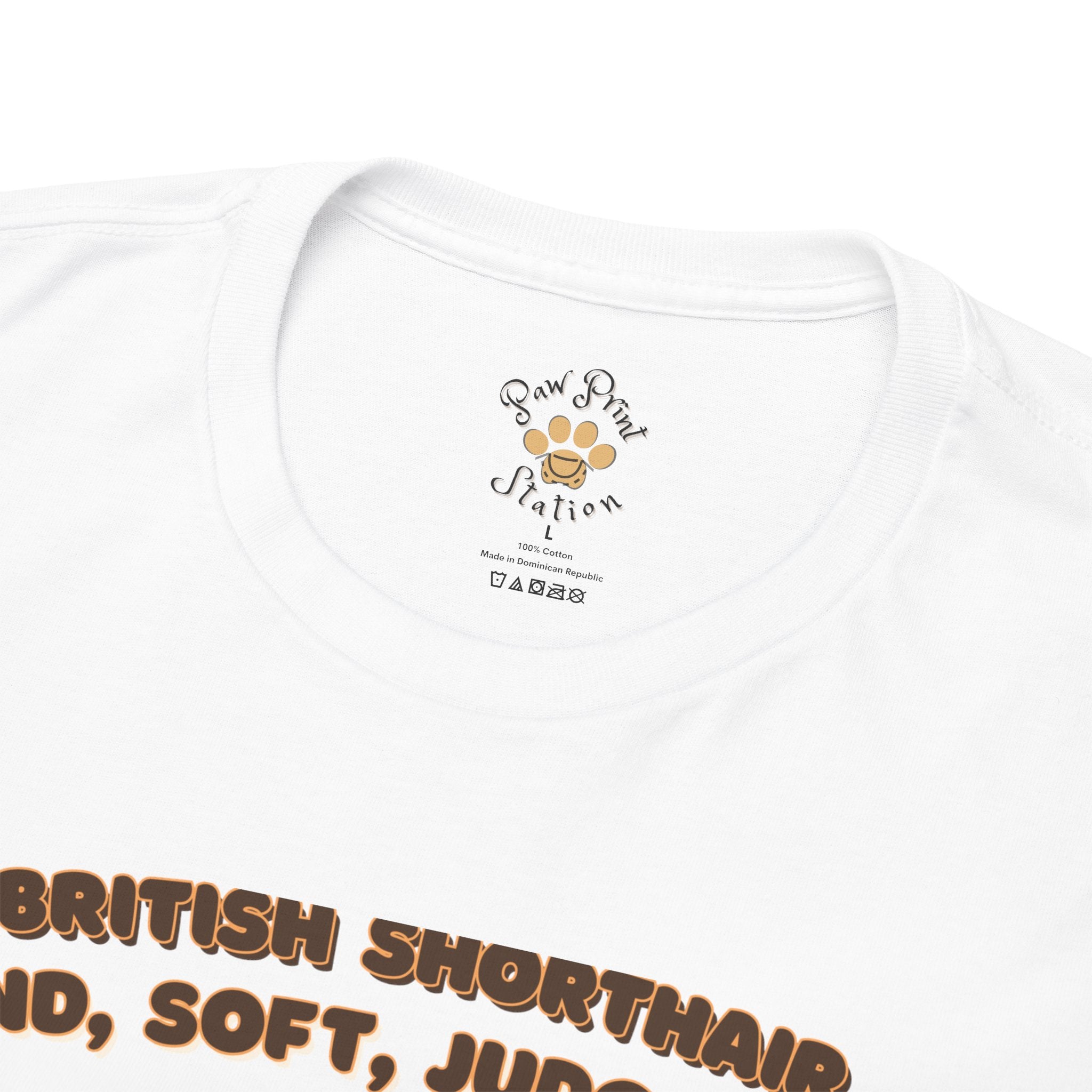 Unisex T-Shirt – Round, Soft, Judgmental: British Shorthair Everyday Moments Edition