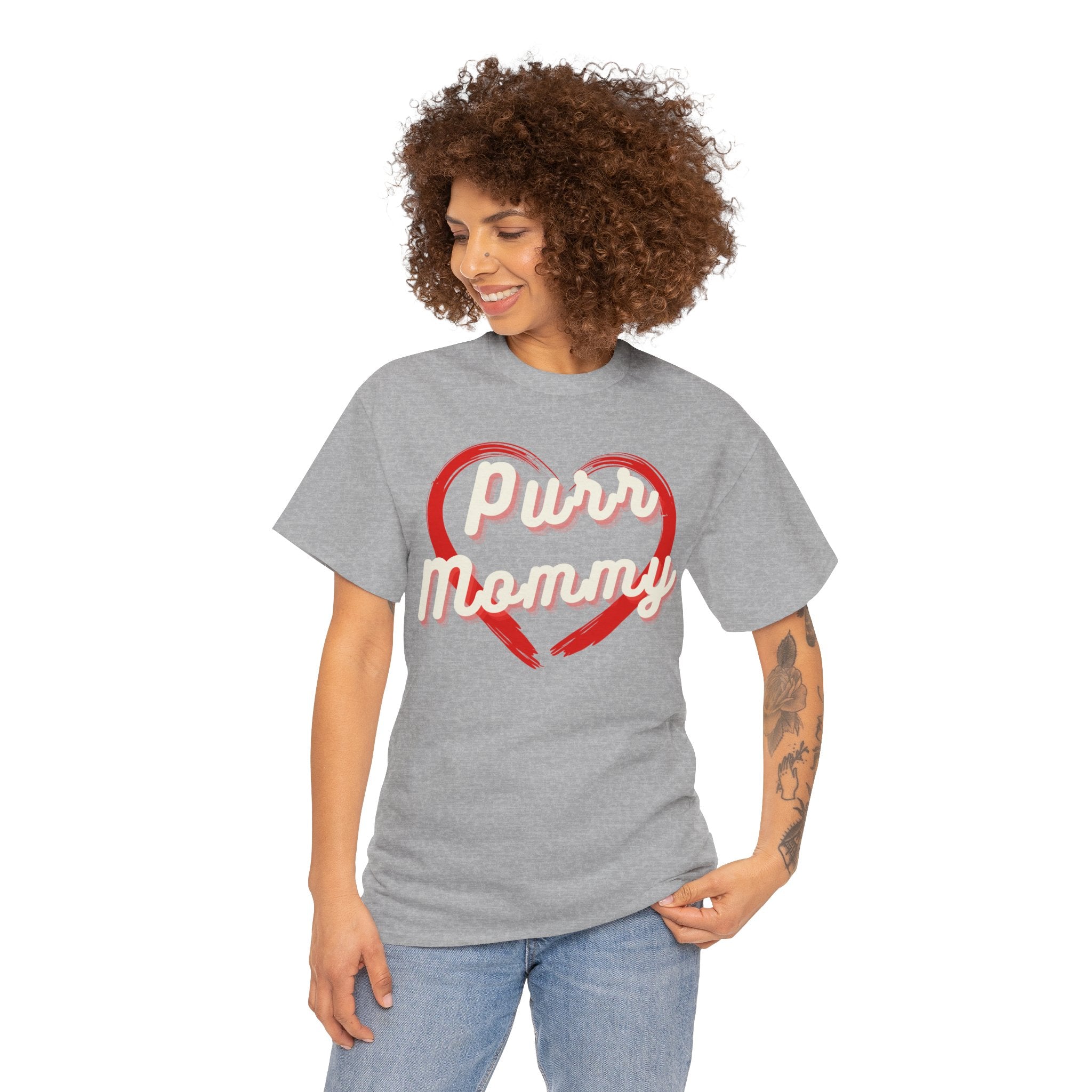 Women’s “Purr Mommy Pride” T-Shirt – Cat Mom Love, Feline Lover Gift
