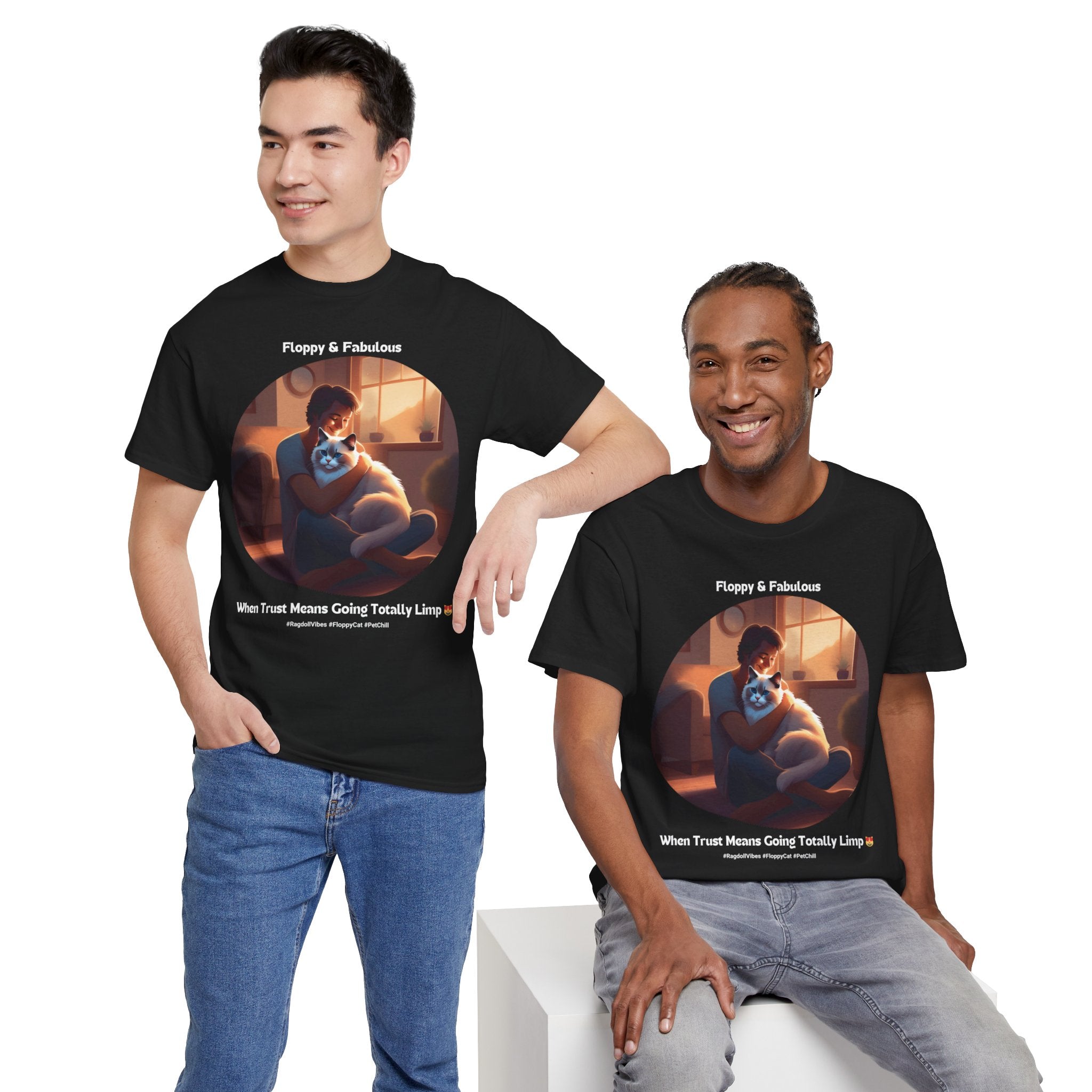 Men's - The Ultimate Cuddle Buddy: Ragdoll T-Shirt
