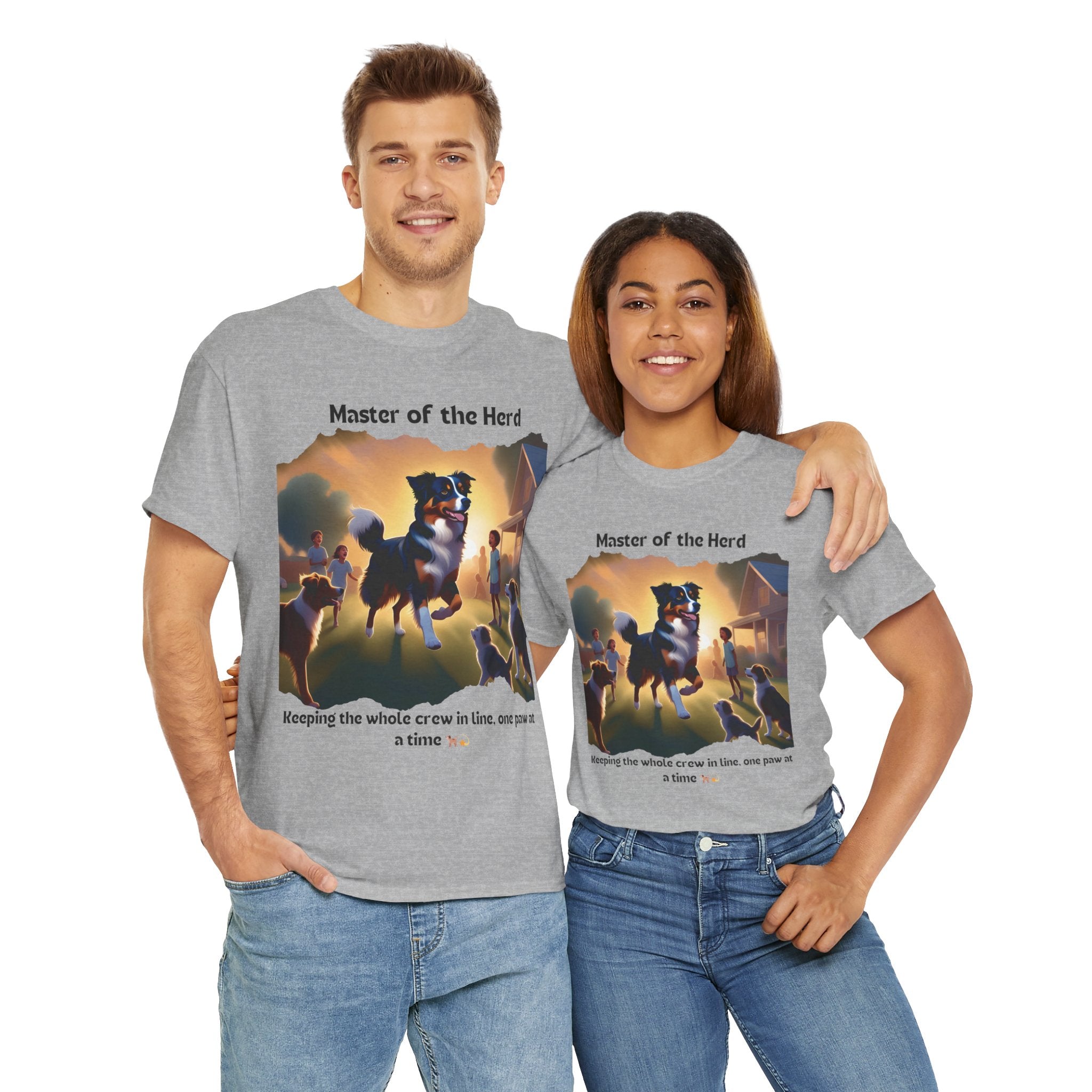 Unisex - Master of the Herd: Aussie Shepherd T-Shirt