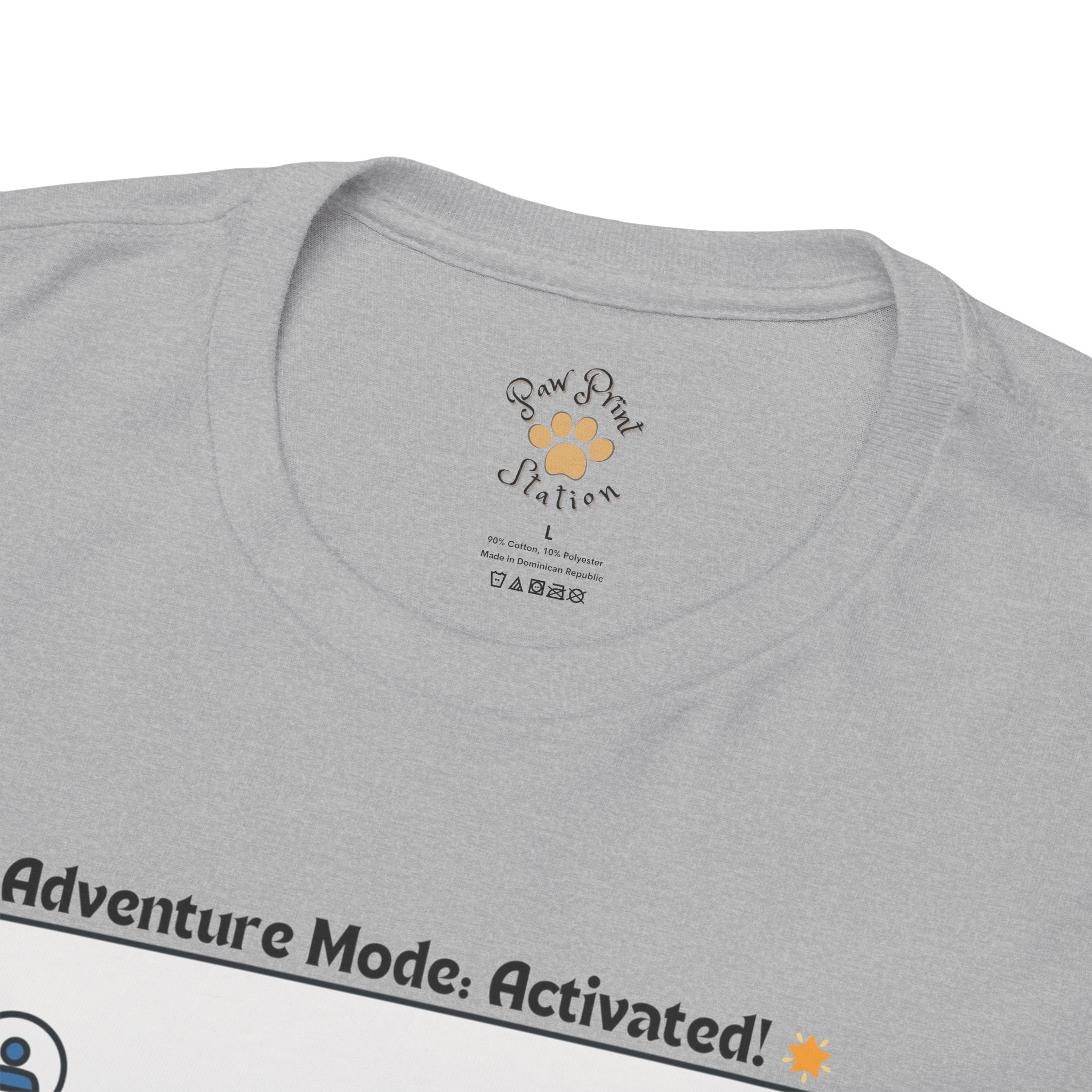 Unisex “Adventure Mode: Activated!” Devon Rex T‑Shirt – Explorer Cat Gift