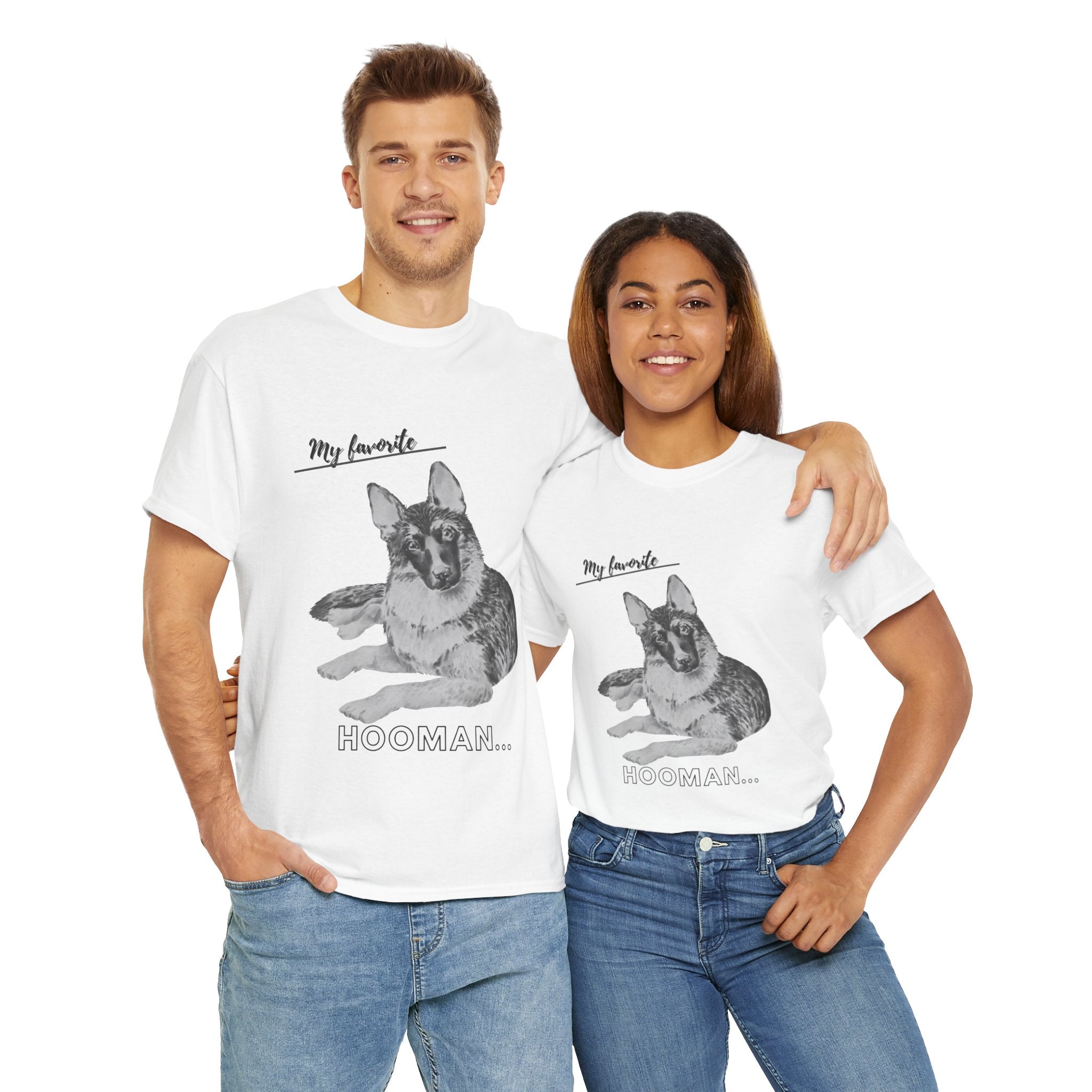 Unisex - My Favorite Hooman German Shepherd T-Shirt