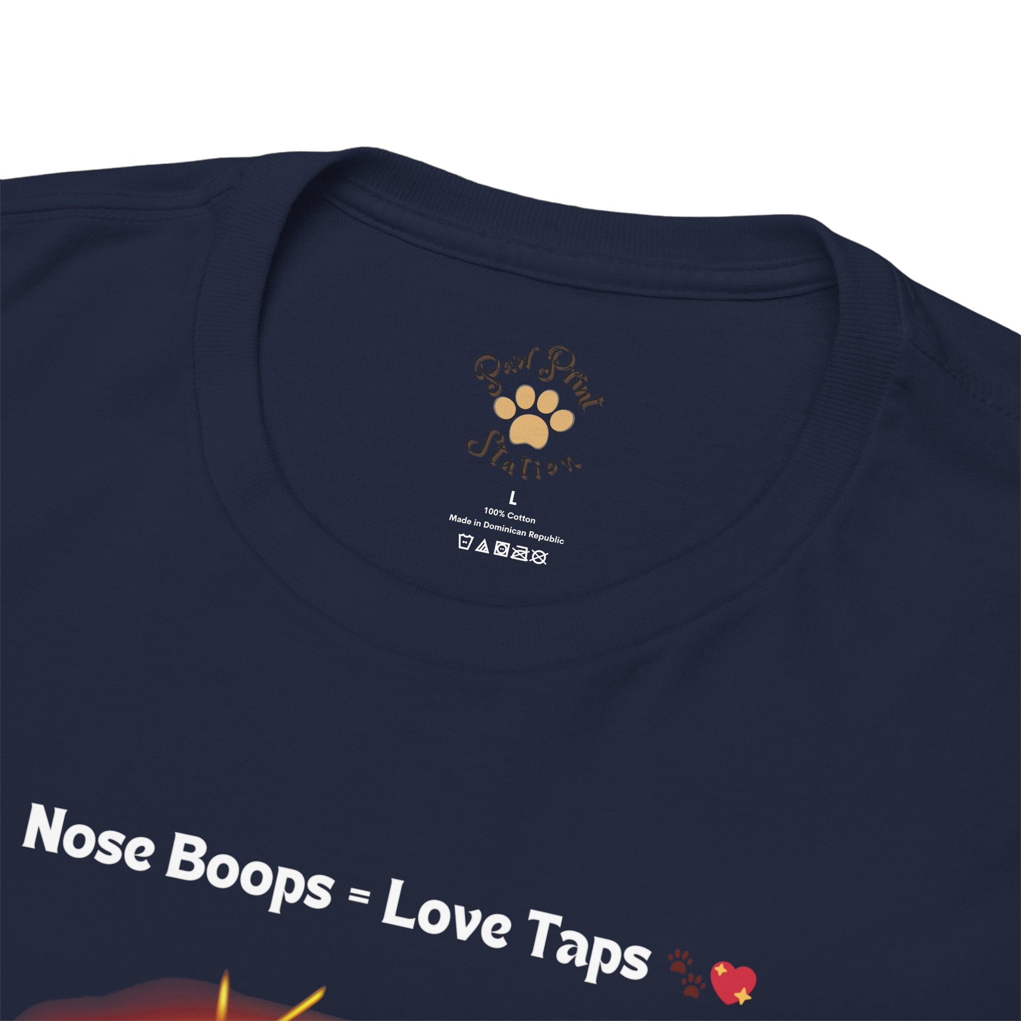 Men's - Nose Boops = Love Taps: Dachshund Affection T-Shirt