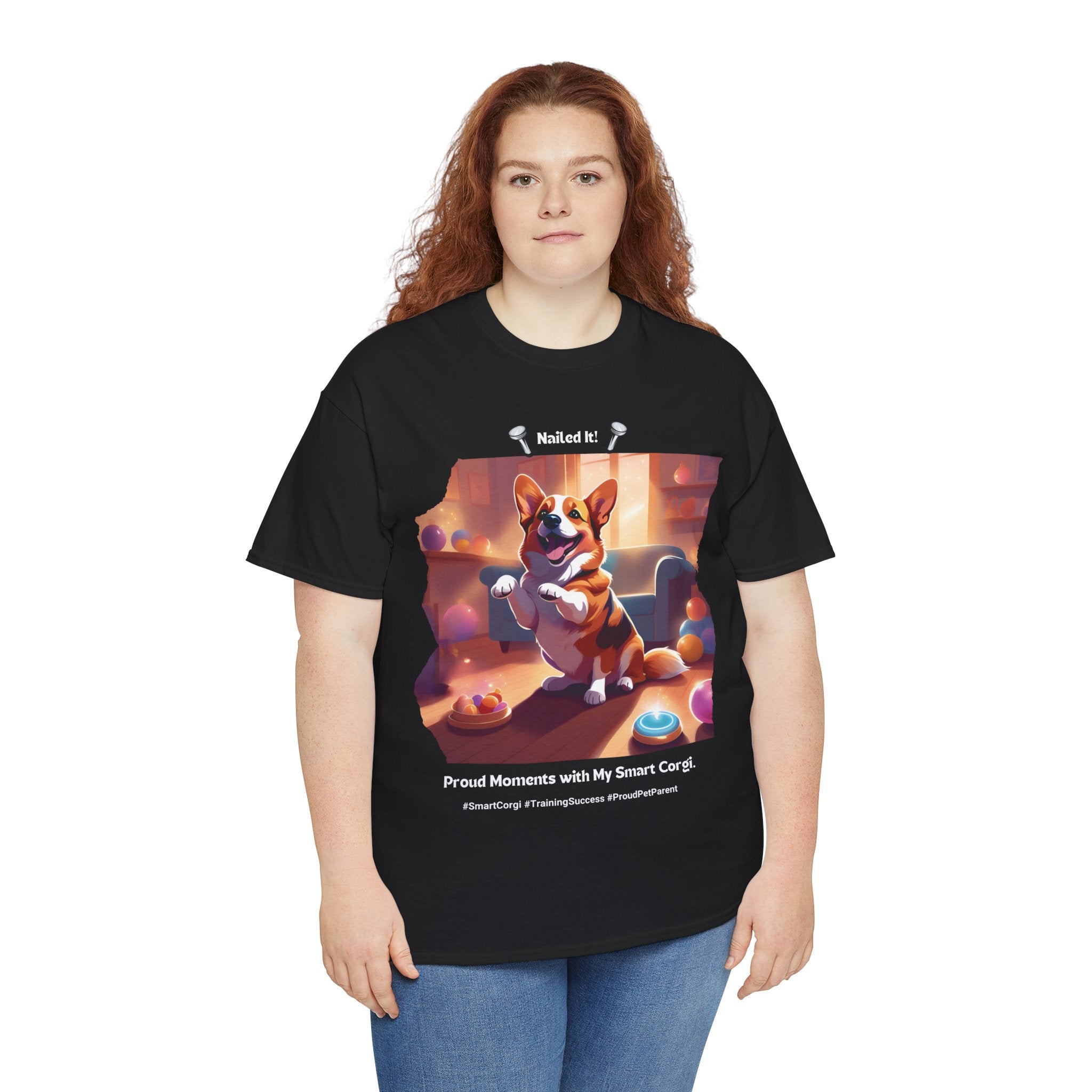 Unisex - Training Success: Smart Corgi T-Shirt