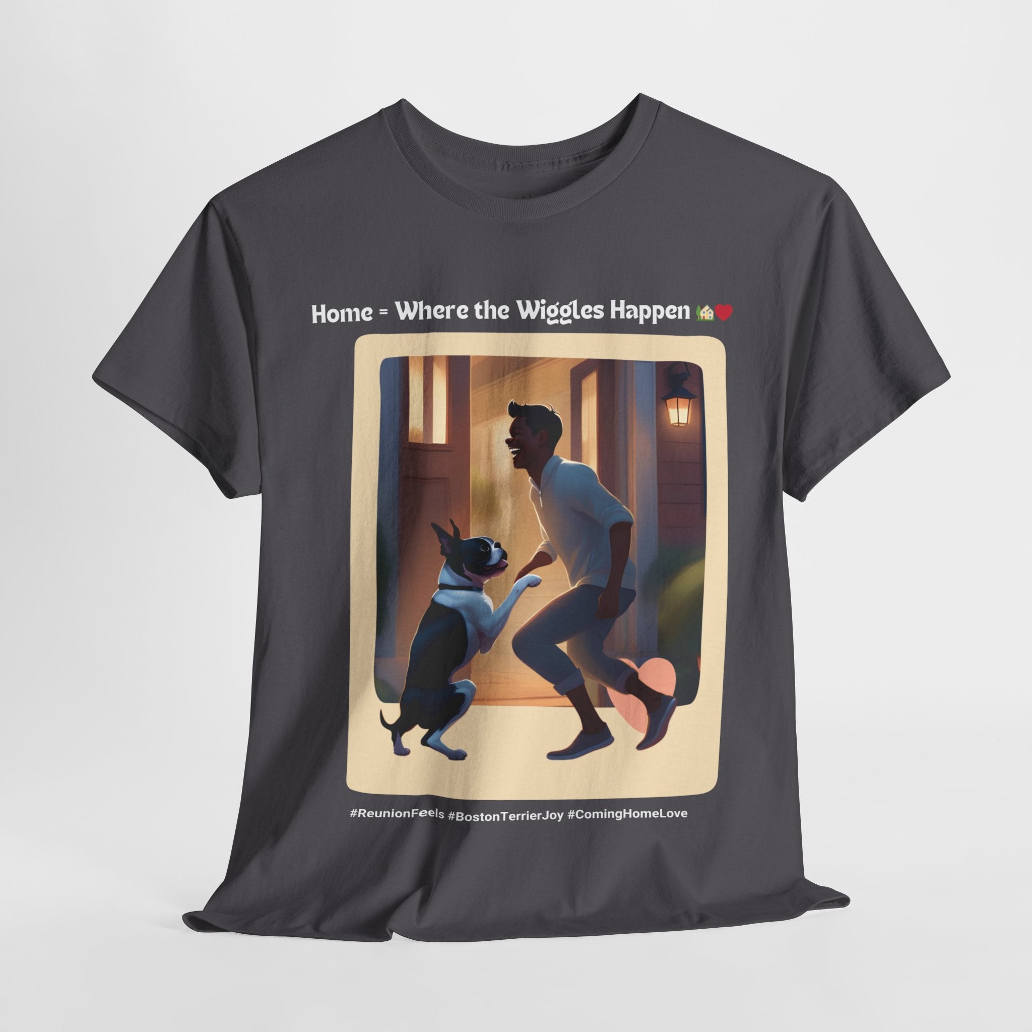 Men's - Boundless Joy: Boston Terrier Reunion T-Shirt