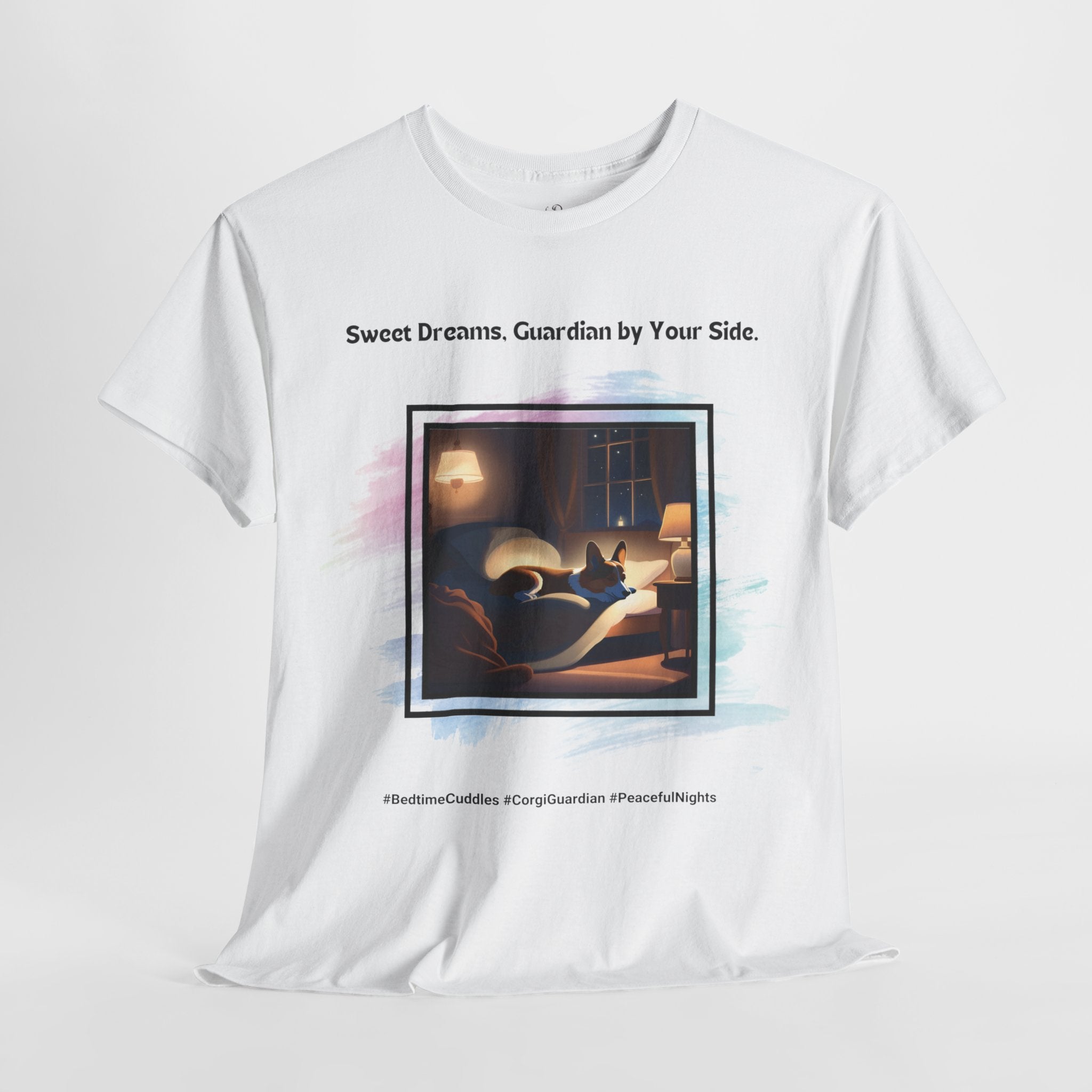 Unisex - Sweet Dreams, Guardian by Your Side: Corgi Love T-Shirt