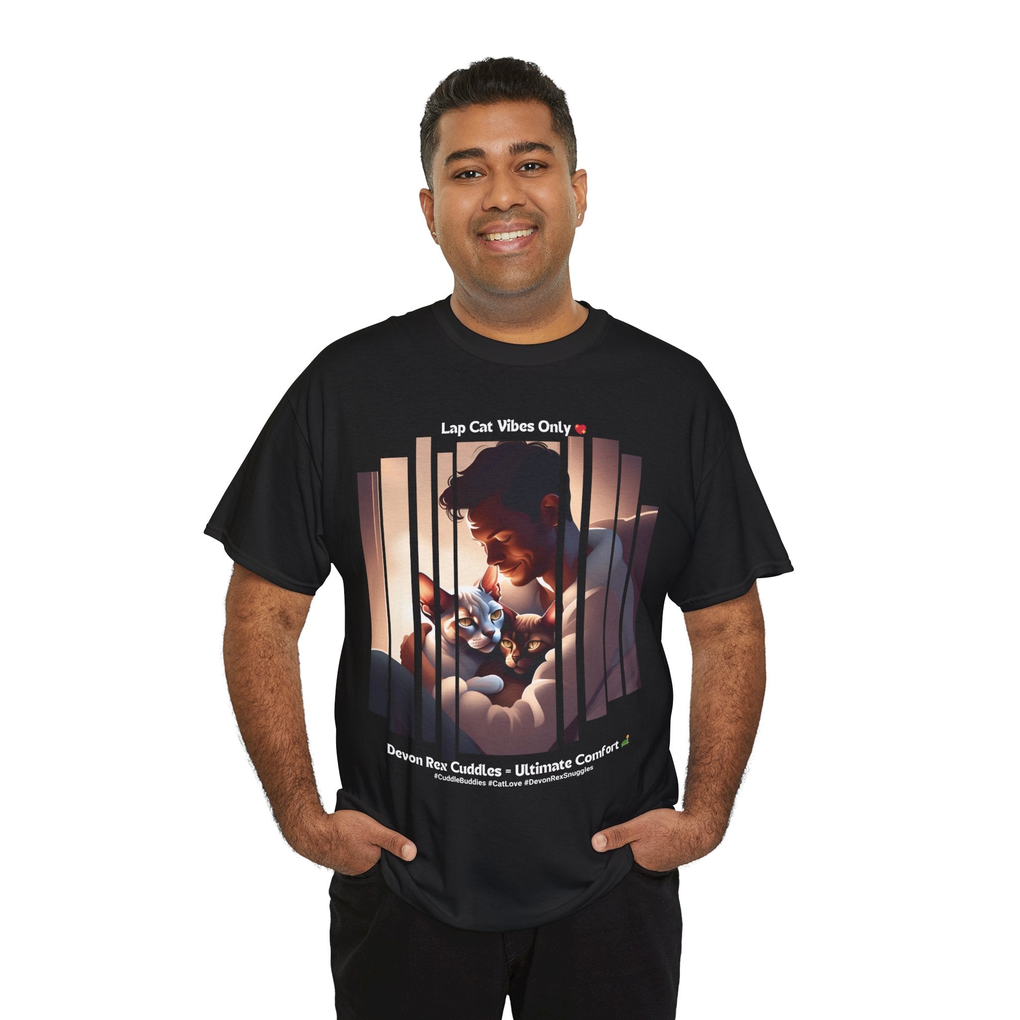 Men's - Devon Rex: The Ultimate Lap Cat T-Shirt