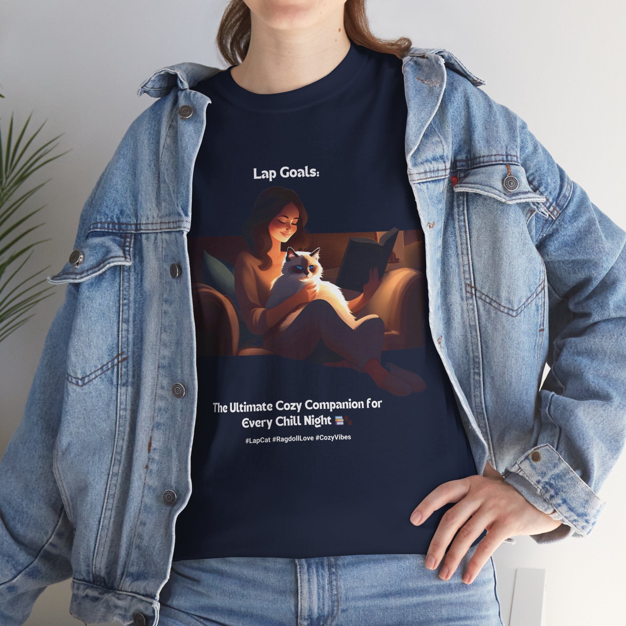 Women’s “The Ultimate Lap Cat” Ragdoll T‑Shirt – Lap Cat Mom Gift