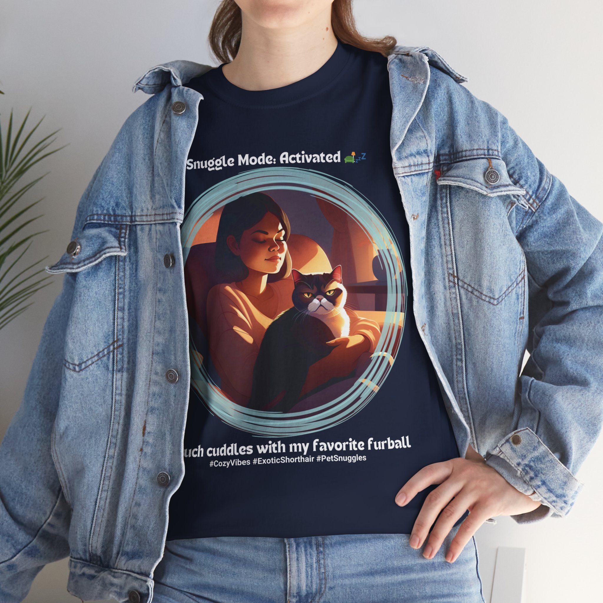 Women's - Snuggle Mode Activated: Exotic Shorthair T-Shirt