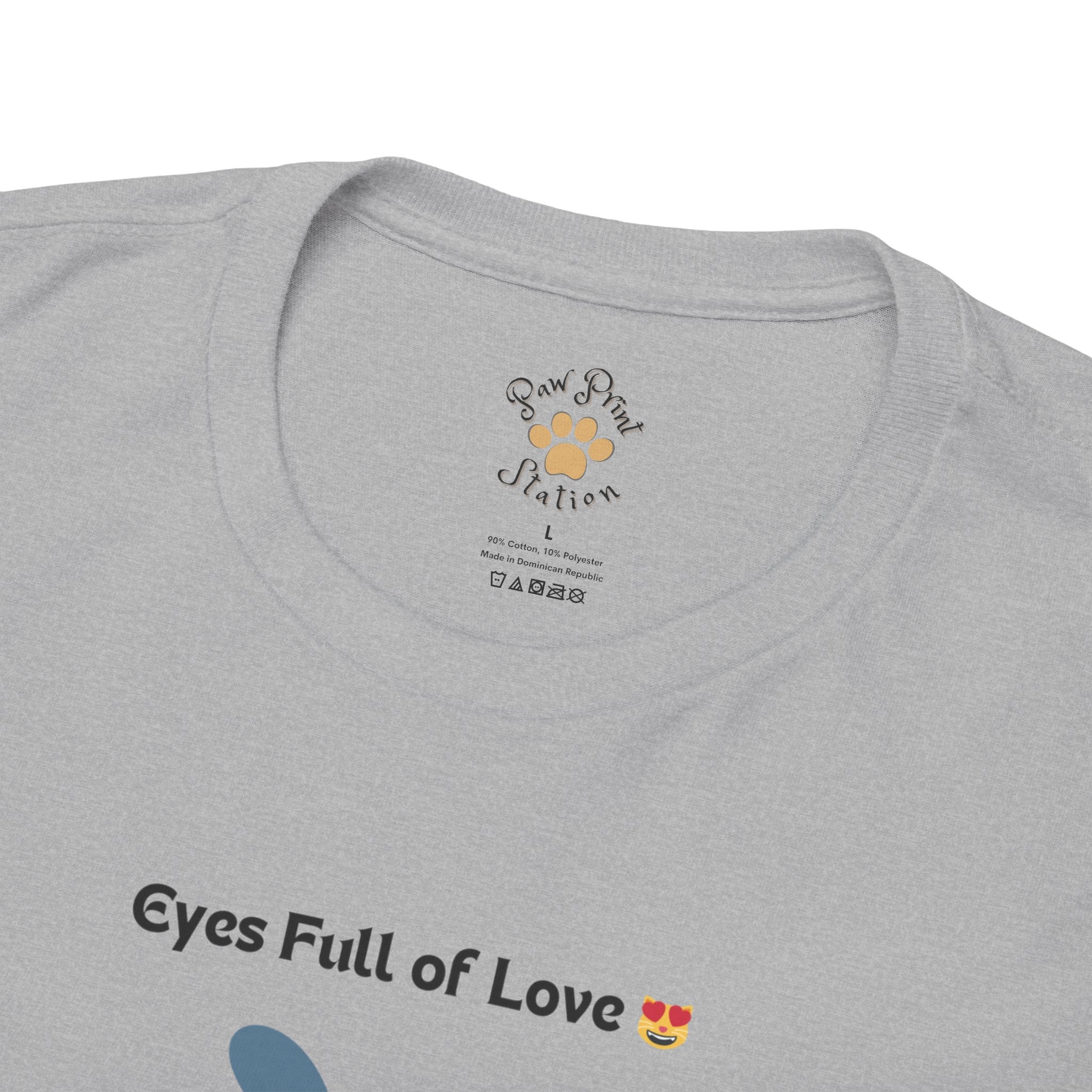 Men’s “Eyes Full of Love” Devon Rex T‑Shirt – Adoring Cat Dad Gift