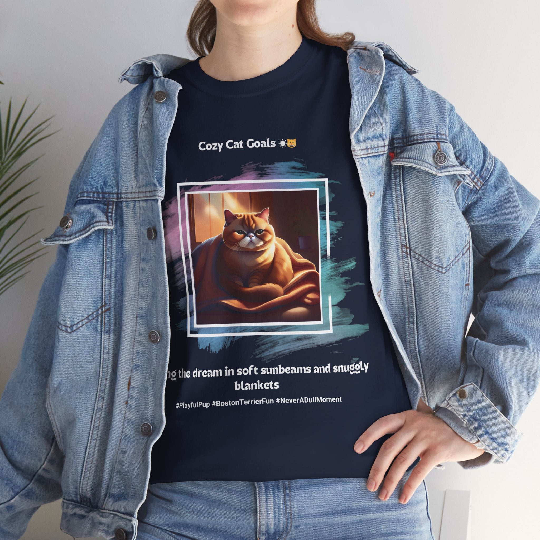Unisex “Cozy Cat Goals” Exotic Shorthair T‑Shirt – Comfort Cat Gift