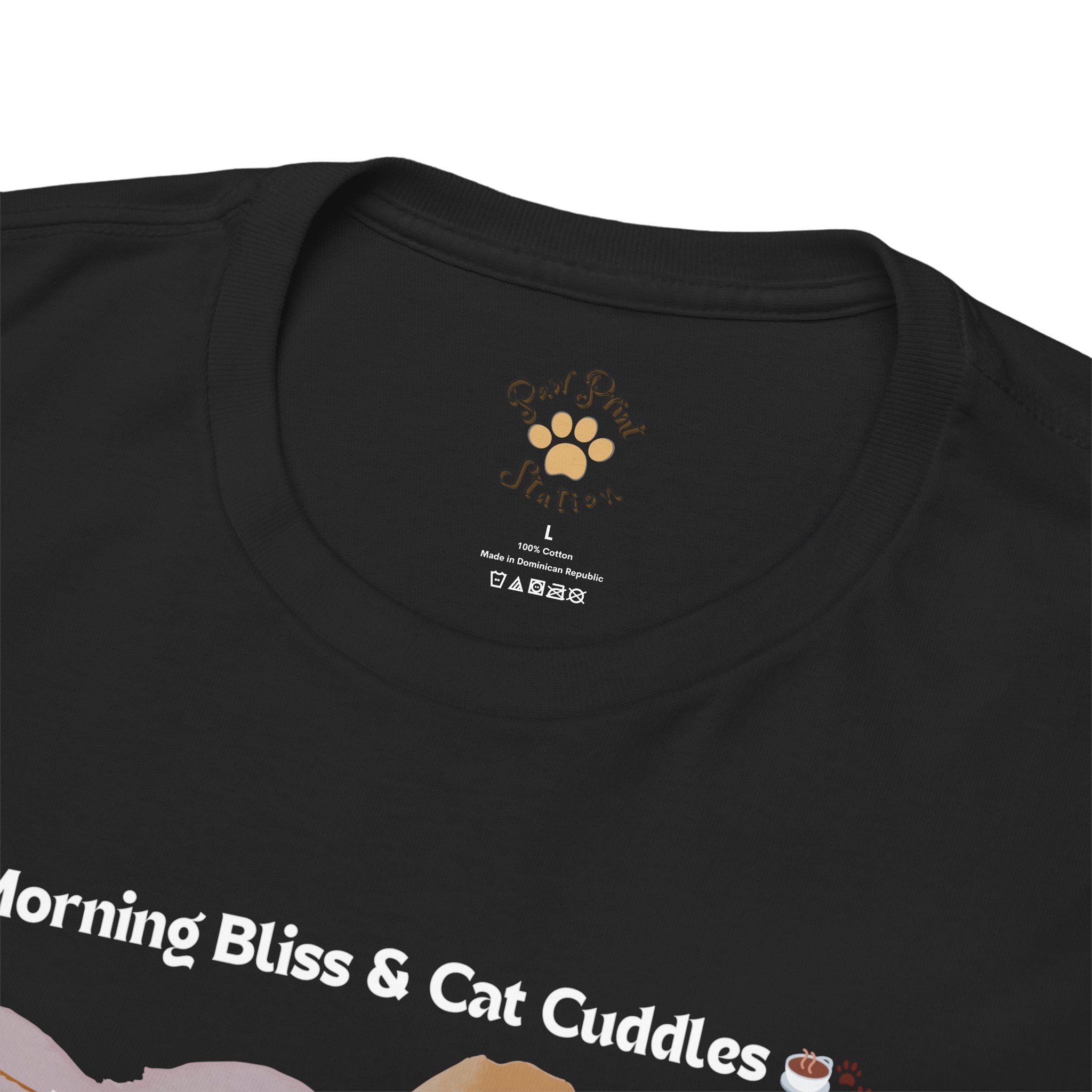Women’s “Morning Bliss & Cat Cuddles” Exotic Shorthair T‑Shirt – Cuddle Cat Mom Gift
