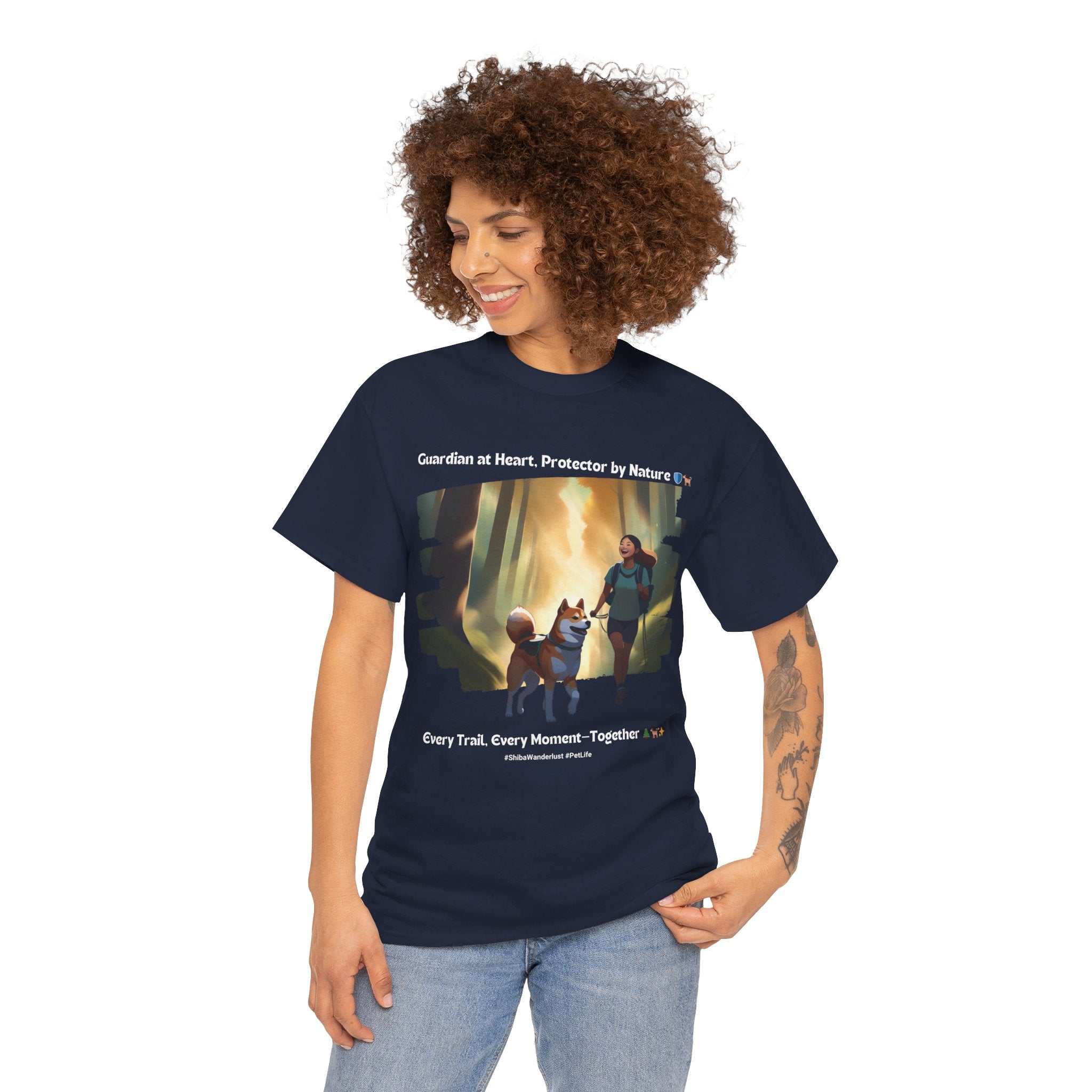 Women's - Guardian of the Wild: Shiba Inu T-Shirt