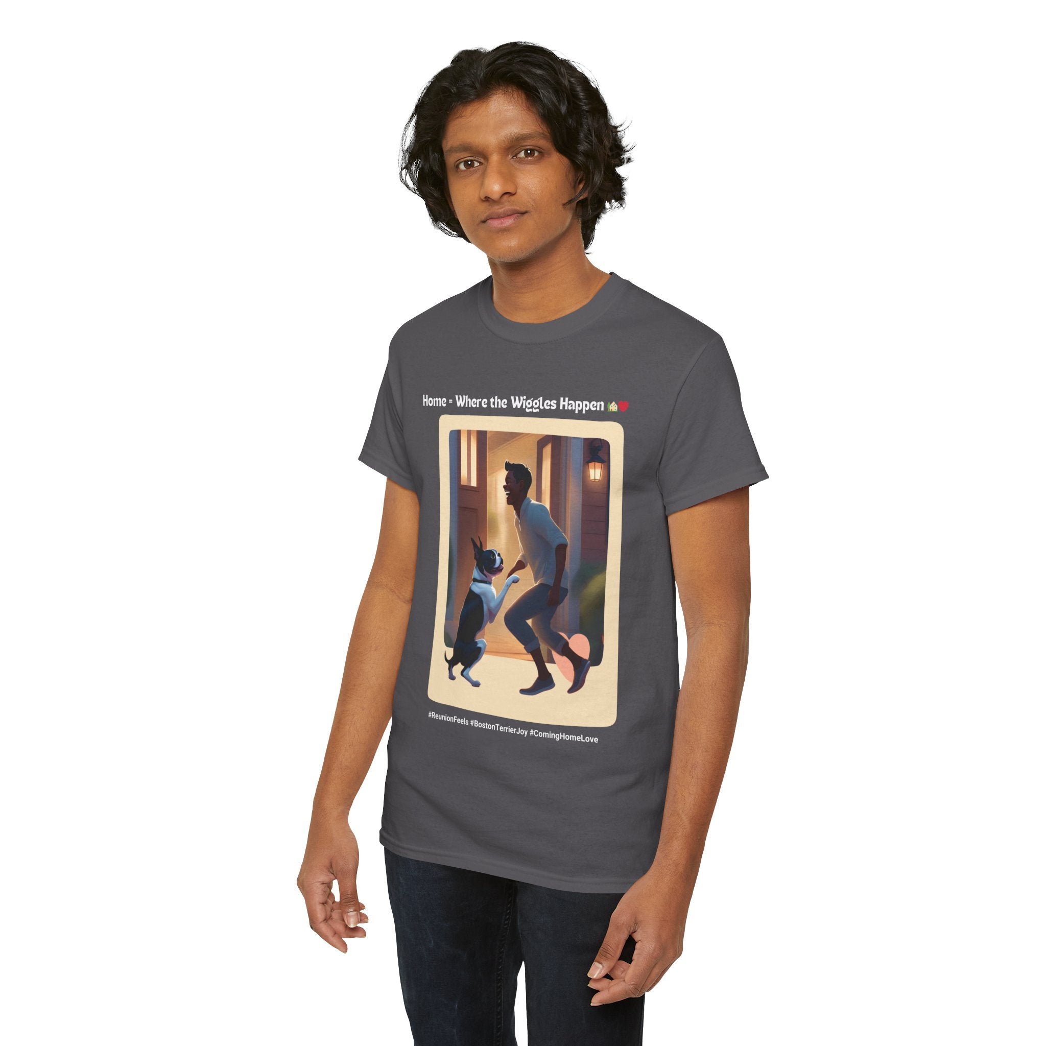 Men's - Boundless Joy: Boston Terrier Reunion T-Shirt