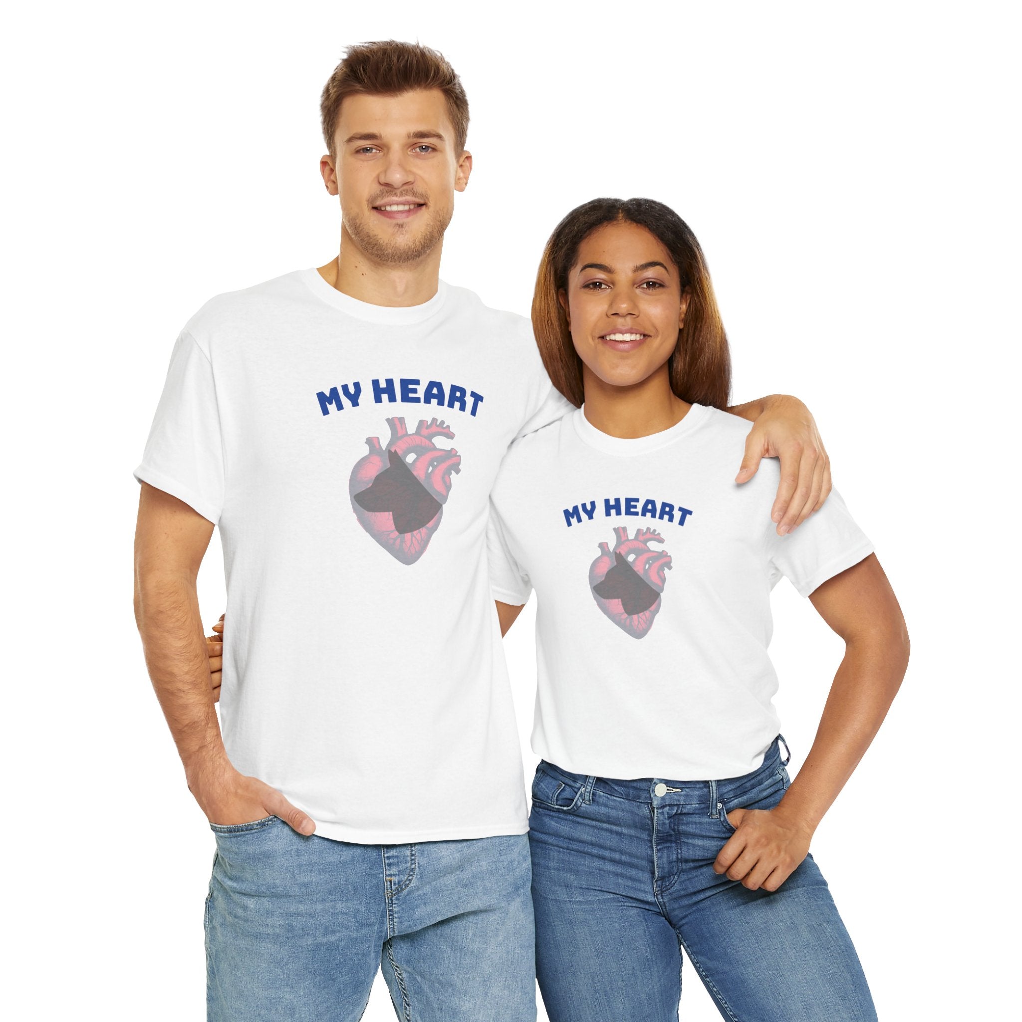 Unisex - My Heart, My Dog T-Shirt
