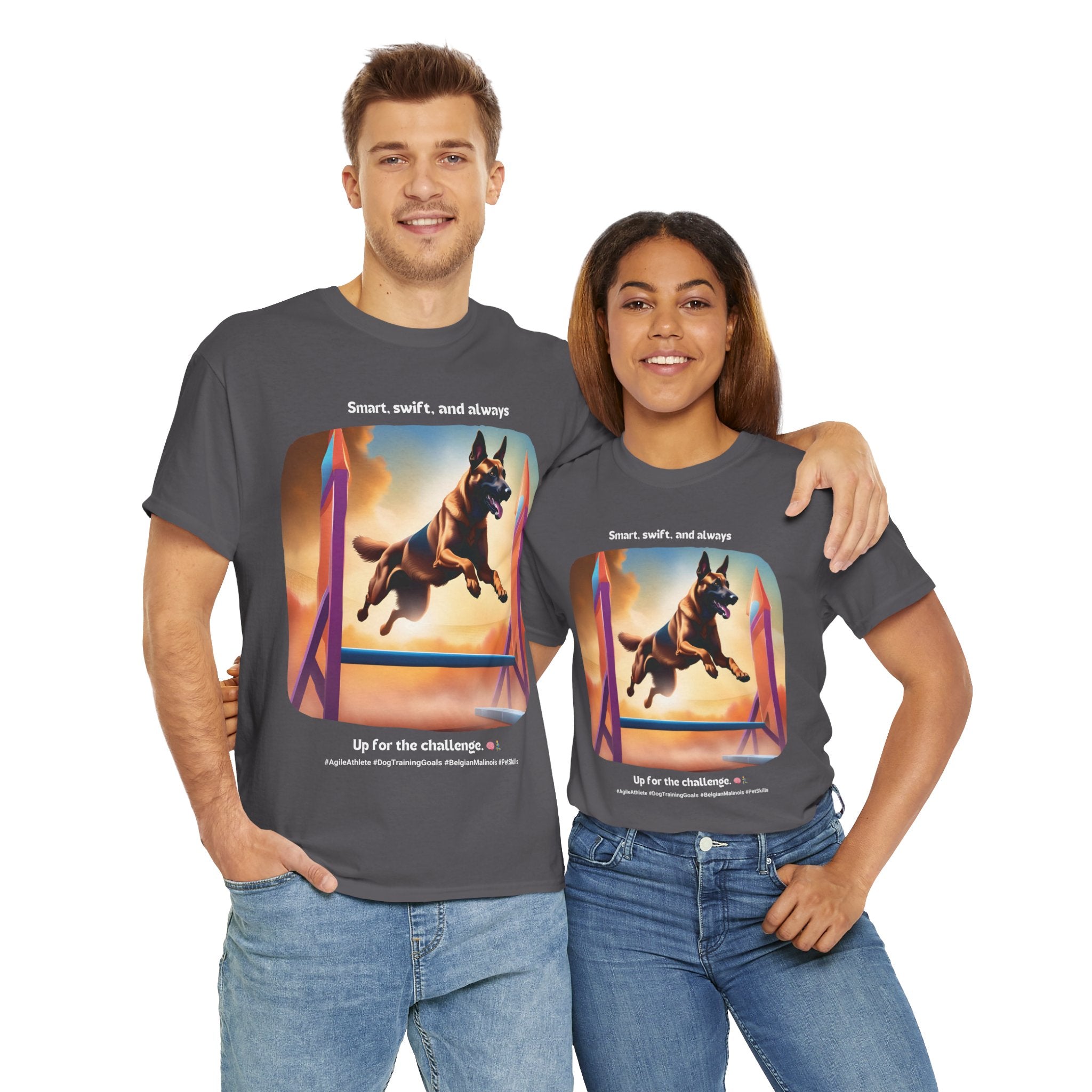 Unisex - Agile Athlete: Belgian Malinois T-Shirt