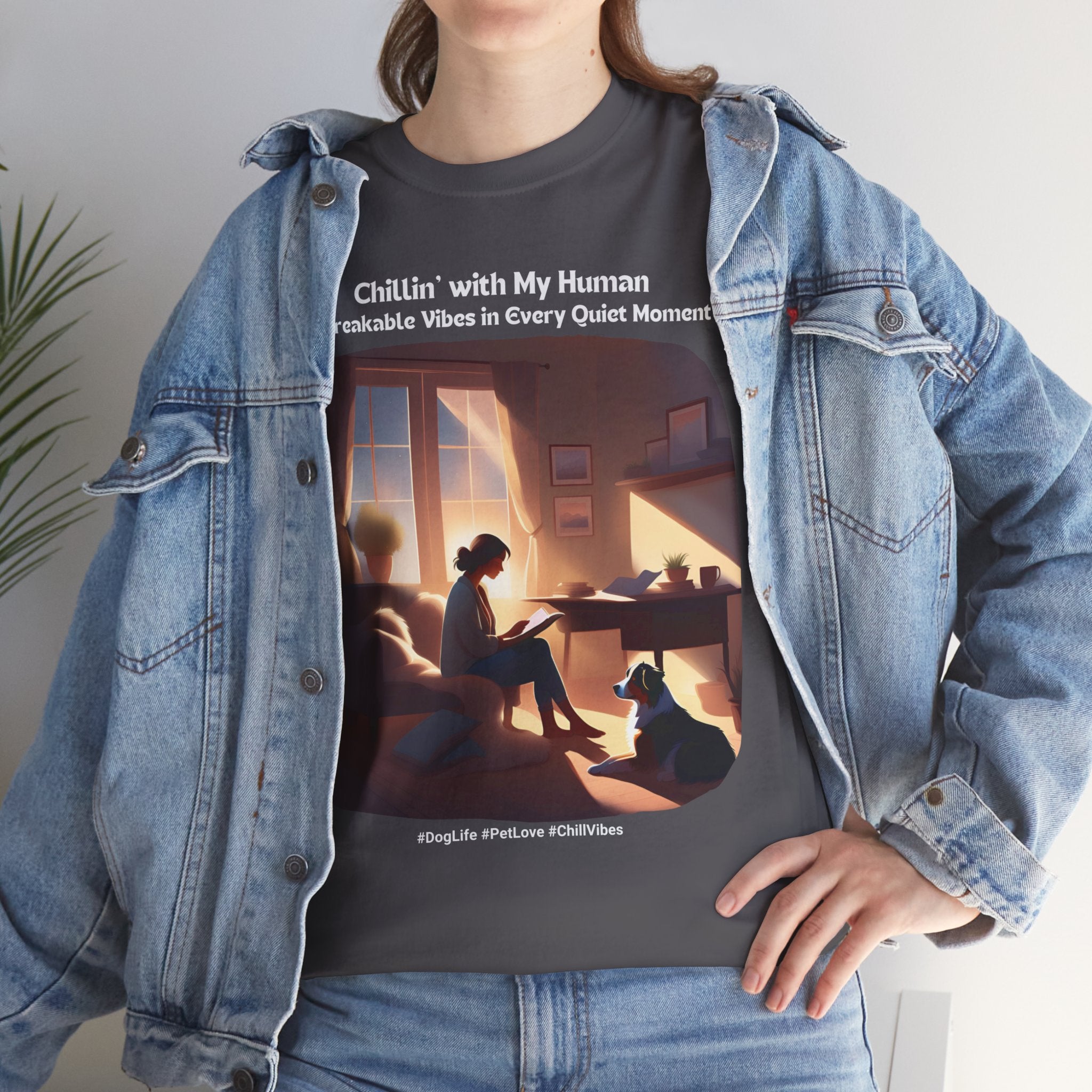 Women’s “Quiet Moments” Australian Shepherd T‑Shirt – Calm Companion Mom Gift