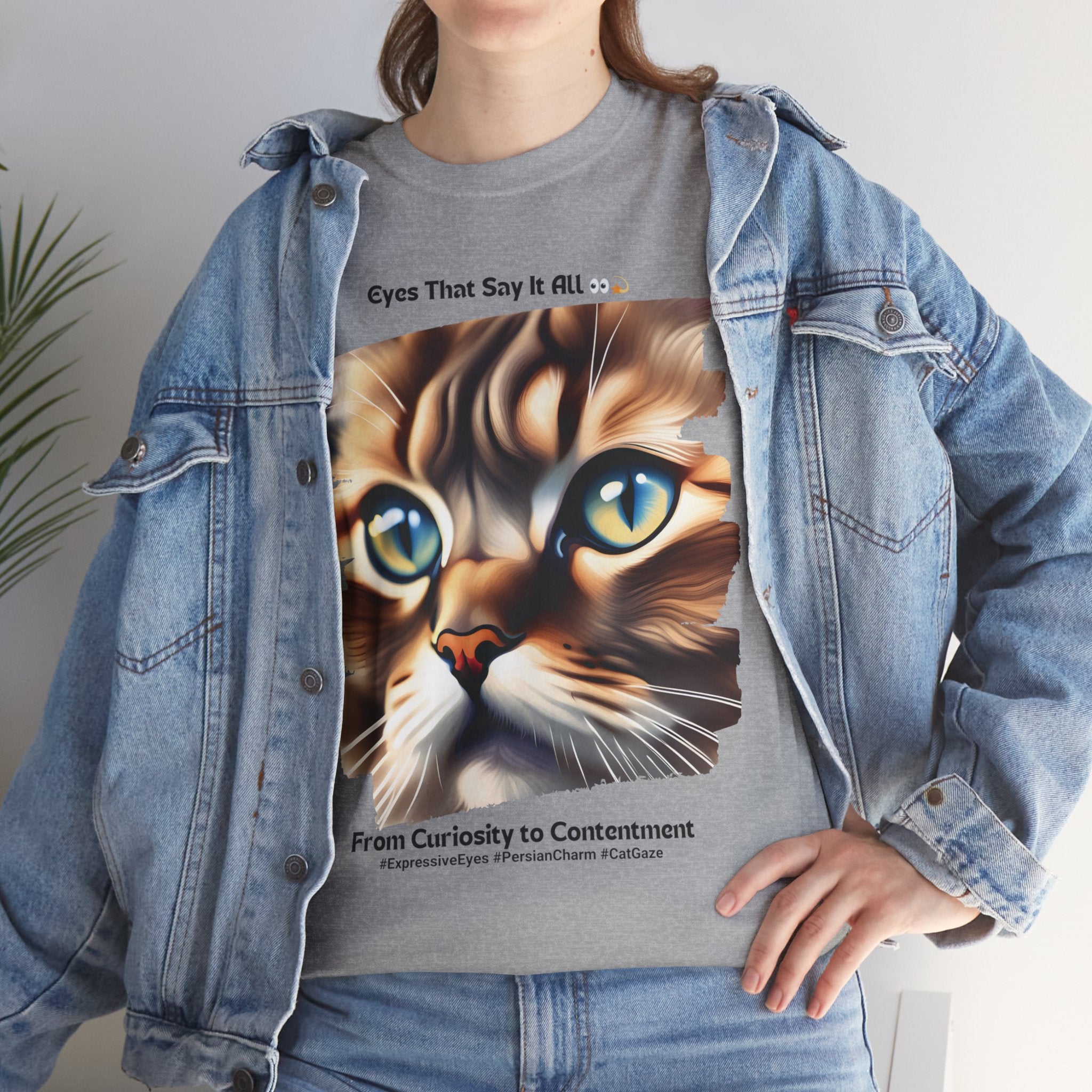 Unisex “Persian Purrfection: A Royal Companion” T‑Shirt – Regal Cat Gift