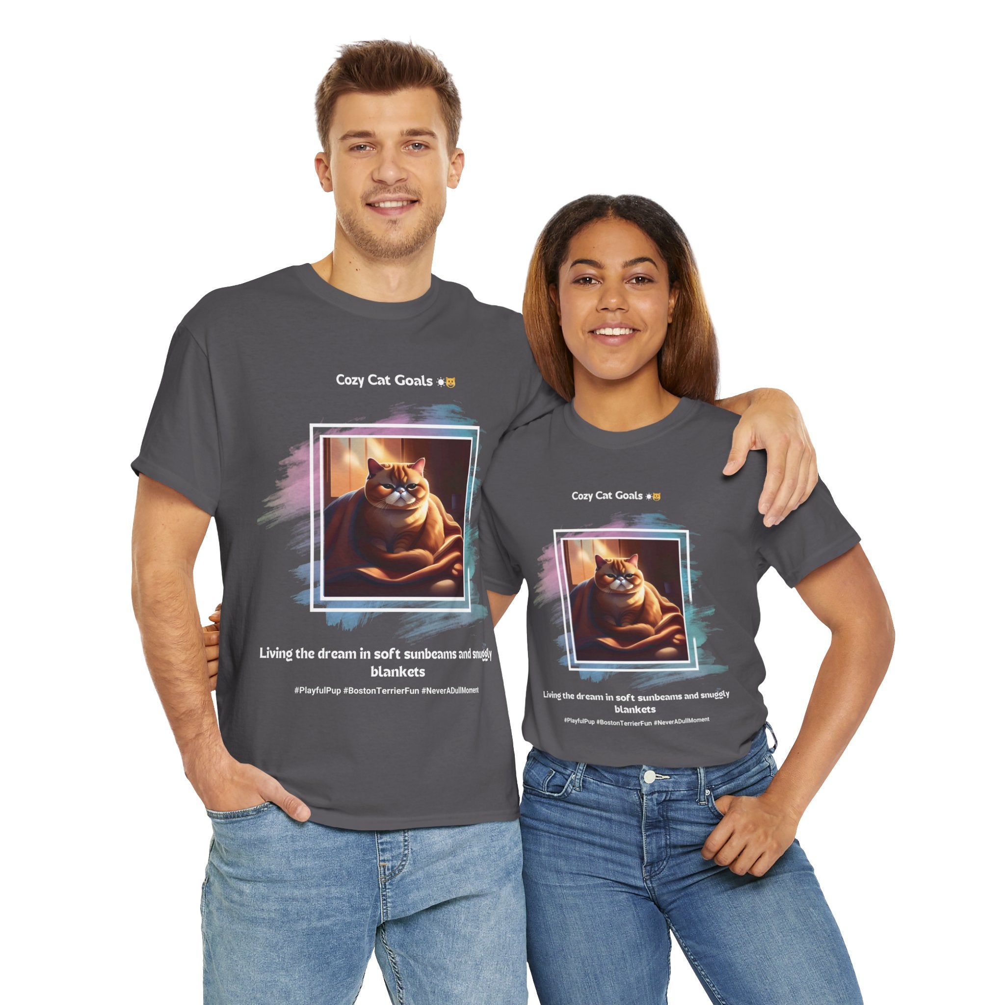 Unisex “Cozy Cat Goals” Exotic Shorthair T‑Shirt – Comfort Cat Gift