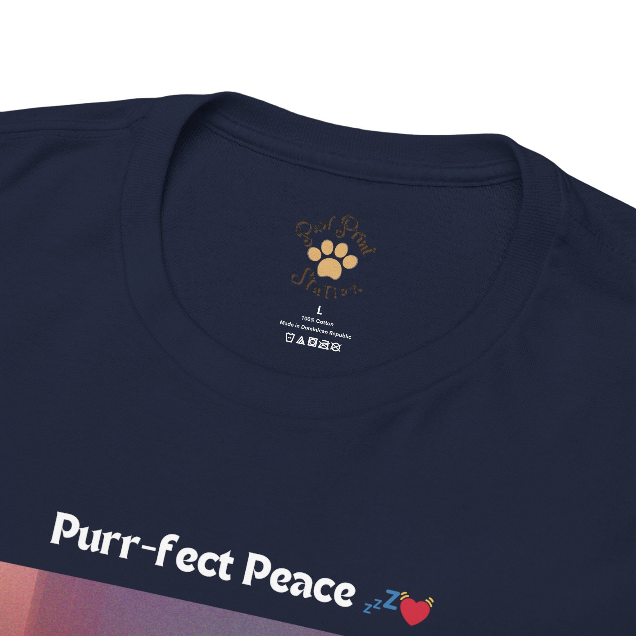 Men's - Purr-fect Peace: Exotic Shorthair Zen T-Shirt