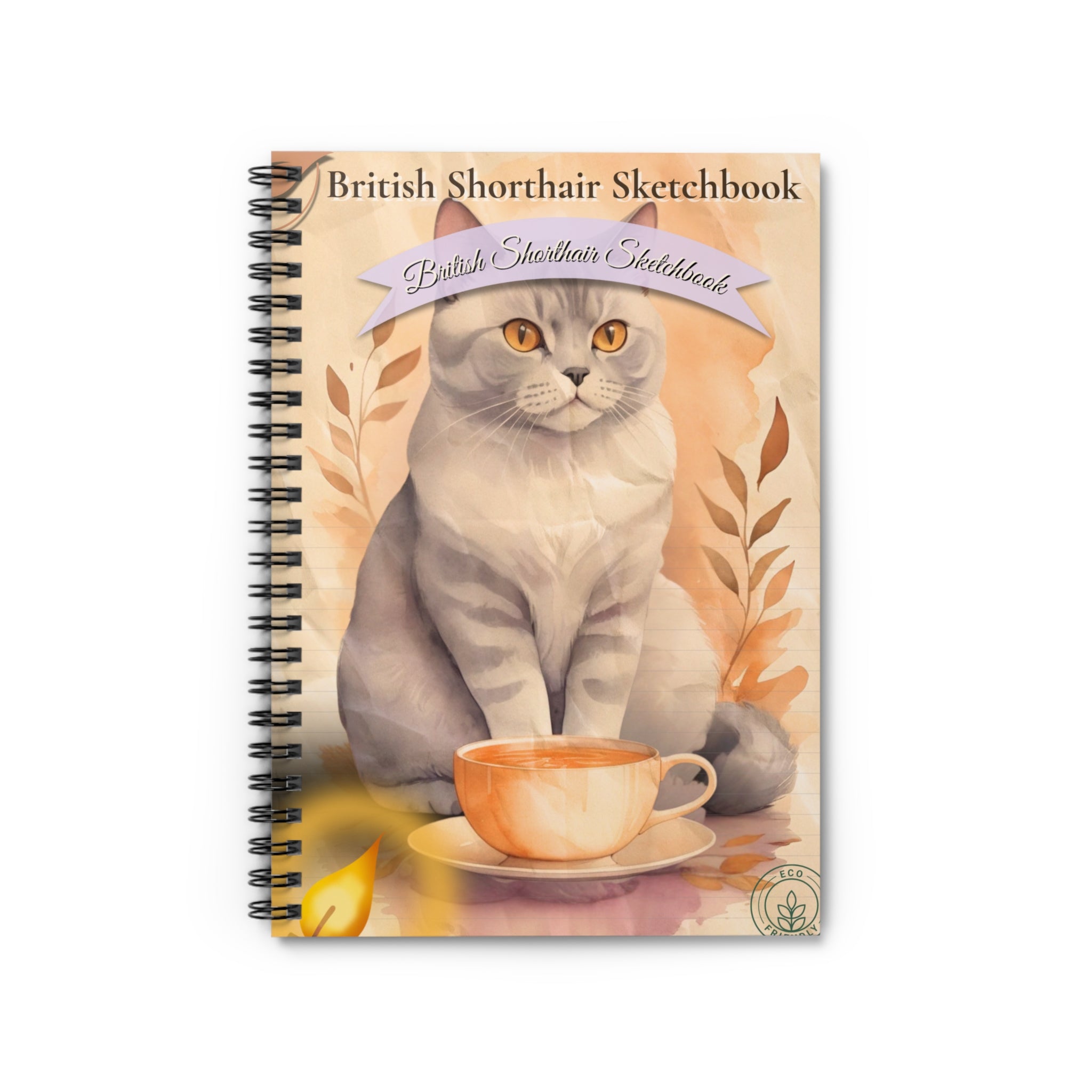 British Shorthair Lover's Sketchbook – Perfect for Creative Journaling, Gift for Cat Owners, Cute Stationery, Birthday Gift, Unique Art Journal
