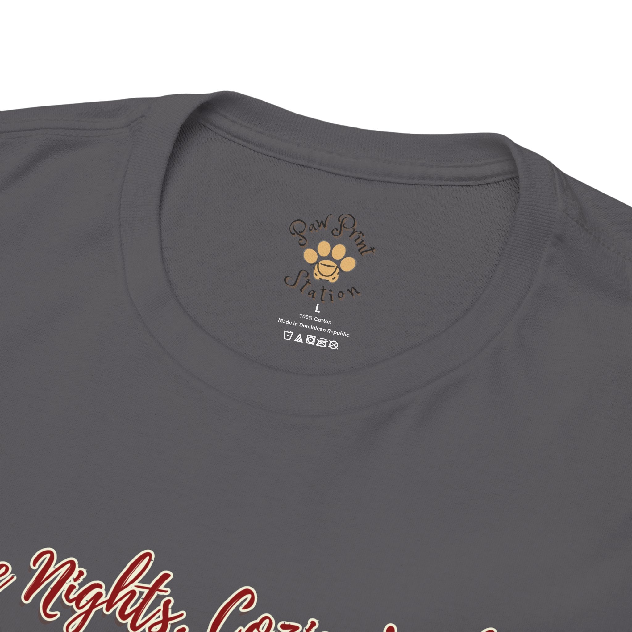 Unisex T-Shirt – Movie Nights, Cozier With You: Boston Terrier Fall Shirt