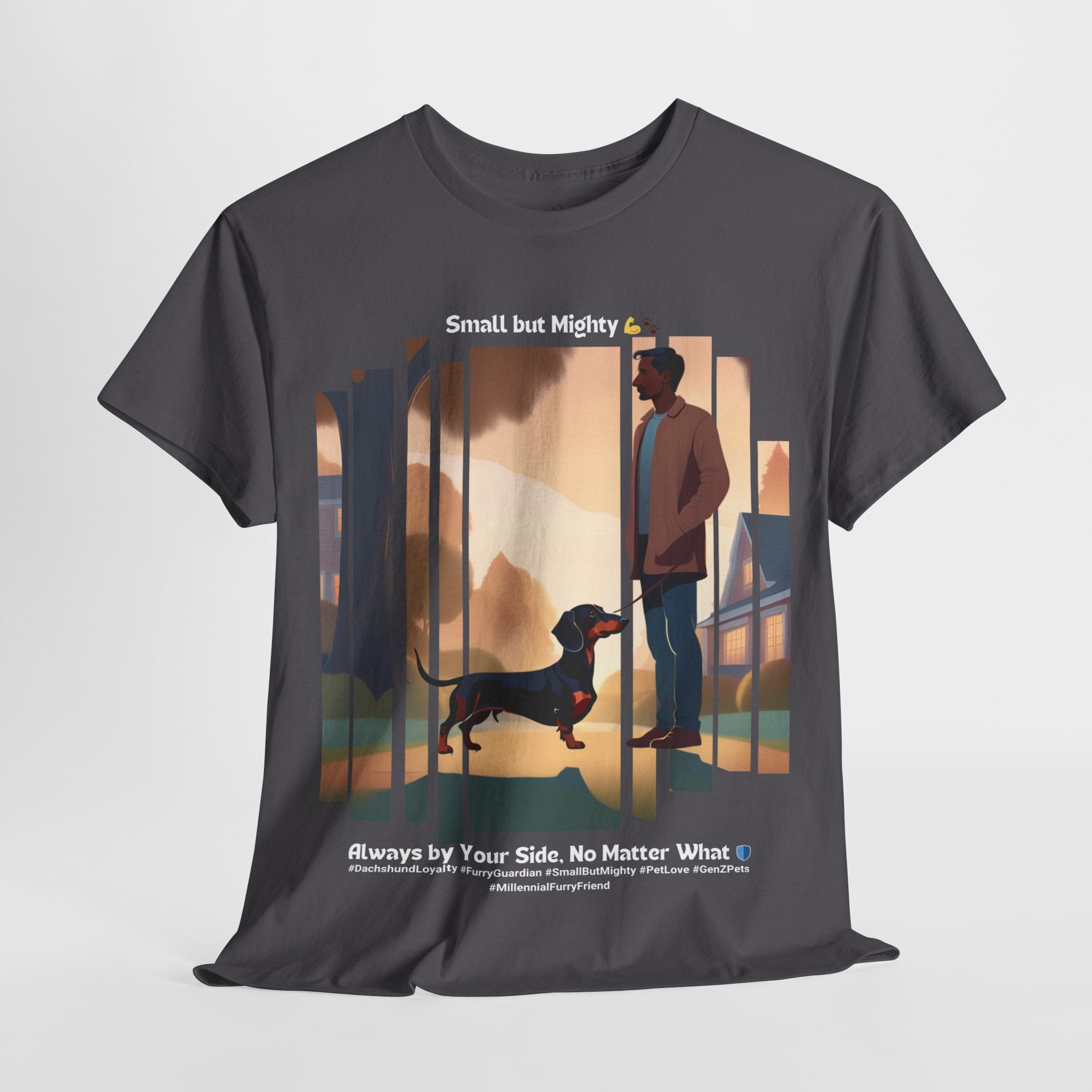 Men's - Small but Mighty: Dachshund Loyalty T-Shirt