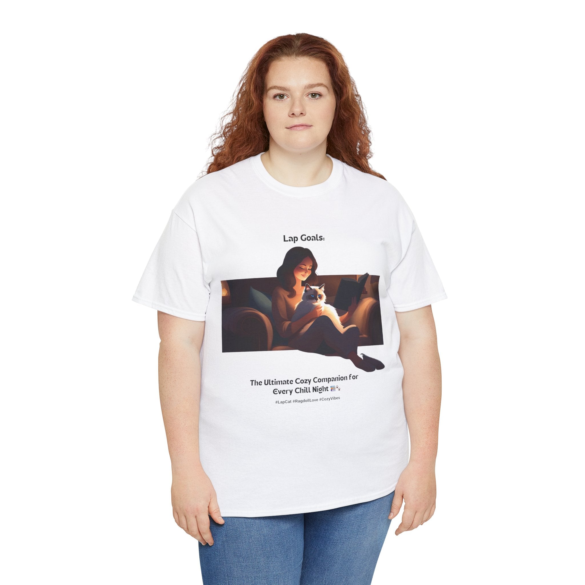 Women’s “The Ultimate Lap Cat” Ragdoll T‑Shirt – Lap Cat Mom Gift