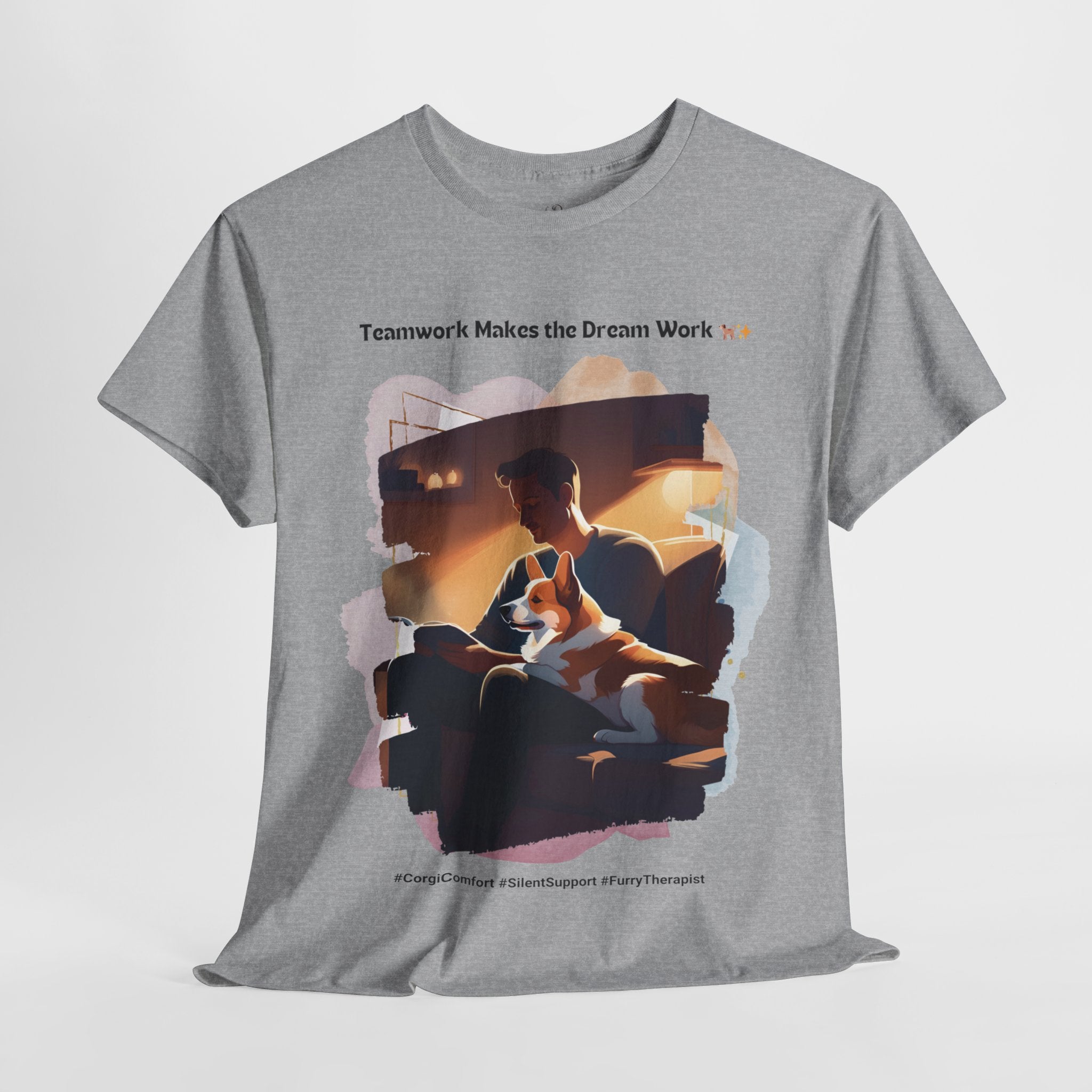Men's - In Every Storm, I'm Here for You: Corgi Comfort T-Shirt