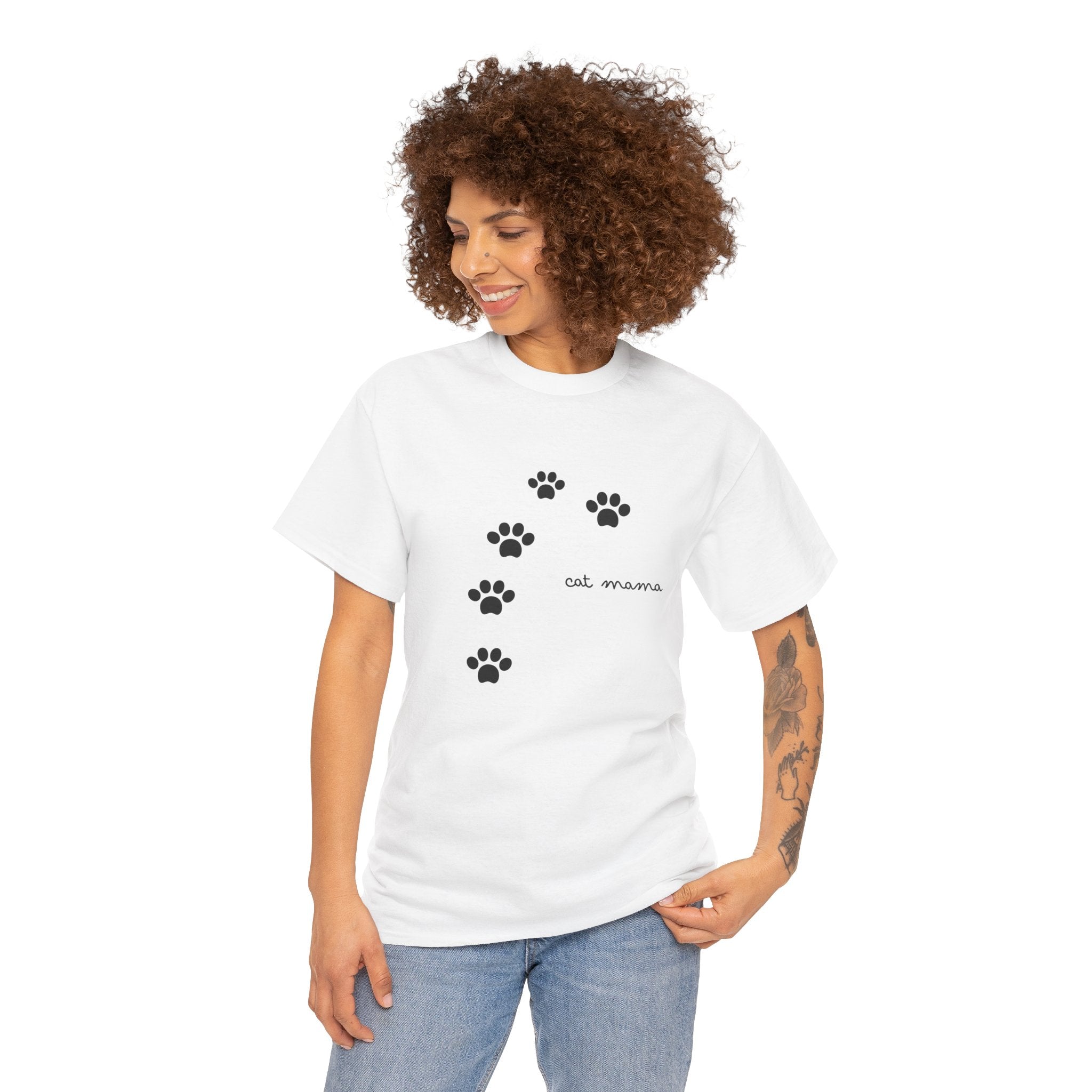 Women’s “Cat Mama Pride” T-Shirt – Proud Feline Mom, Cat Lover Gift