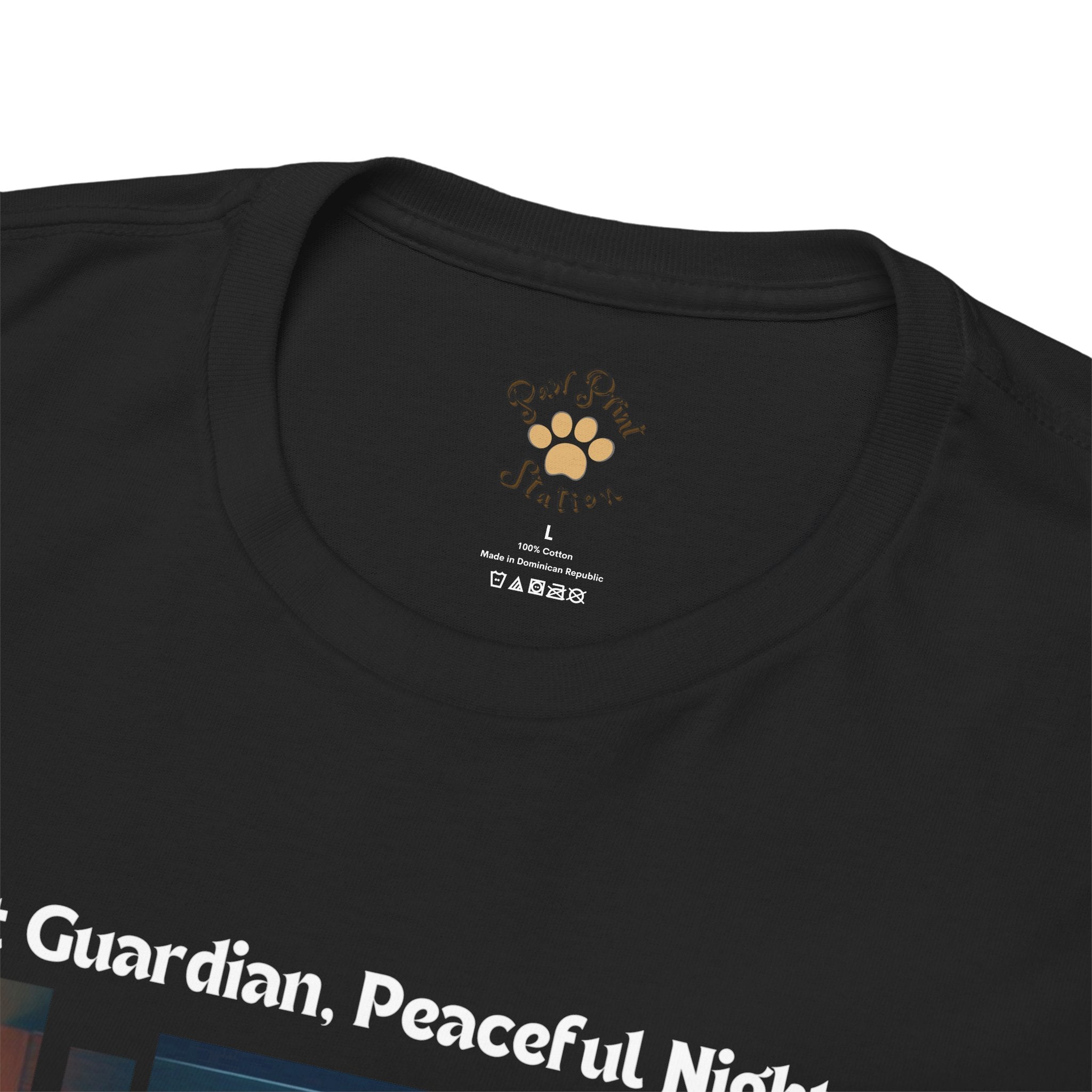 Unisex “Silent Guardian, Peaceful Nights” Australian Shepherd T‑Shirt – Night Watch Gift, Quiet Companion Tee