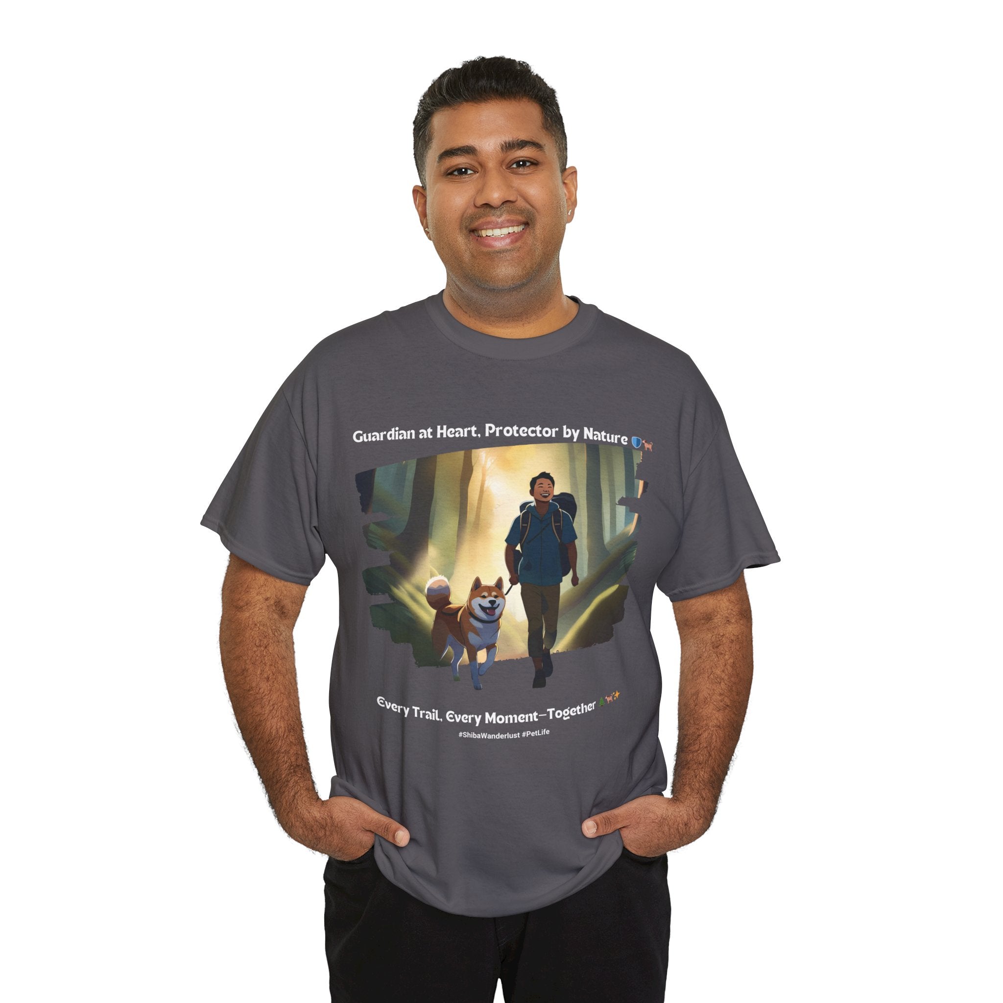 Men's - Guardian of the Wild: Shiba Inu T-Shirt