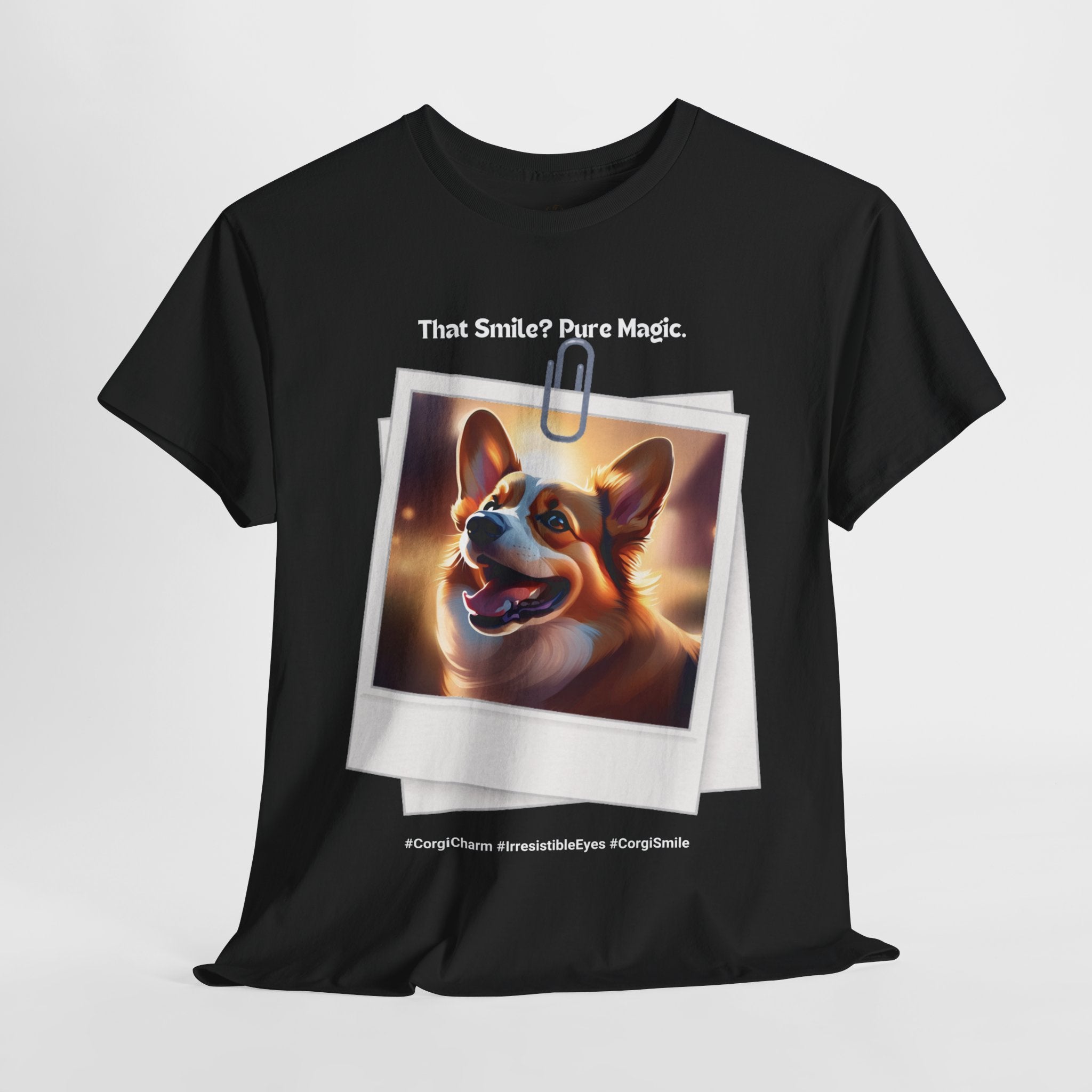 Unisex - IThat Smile? Pure Magic: Corgi Charm T-Shirt