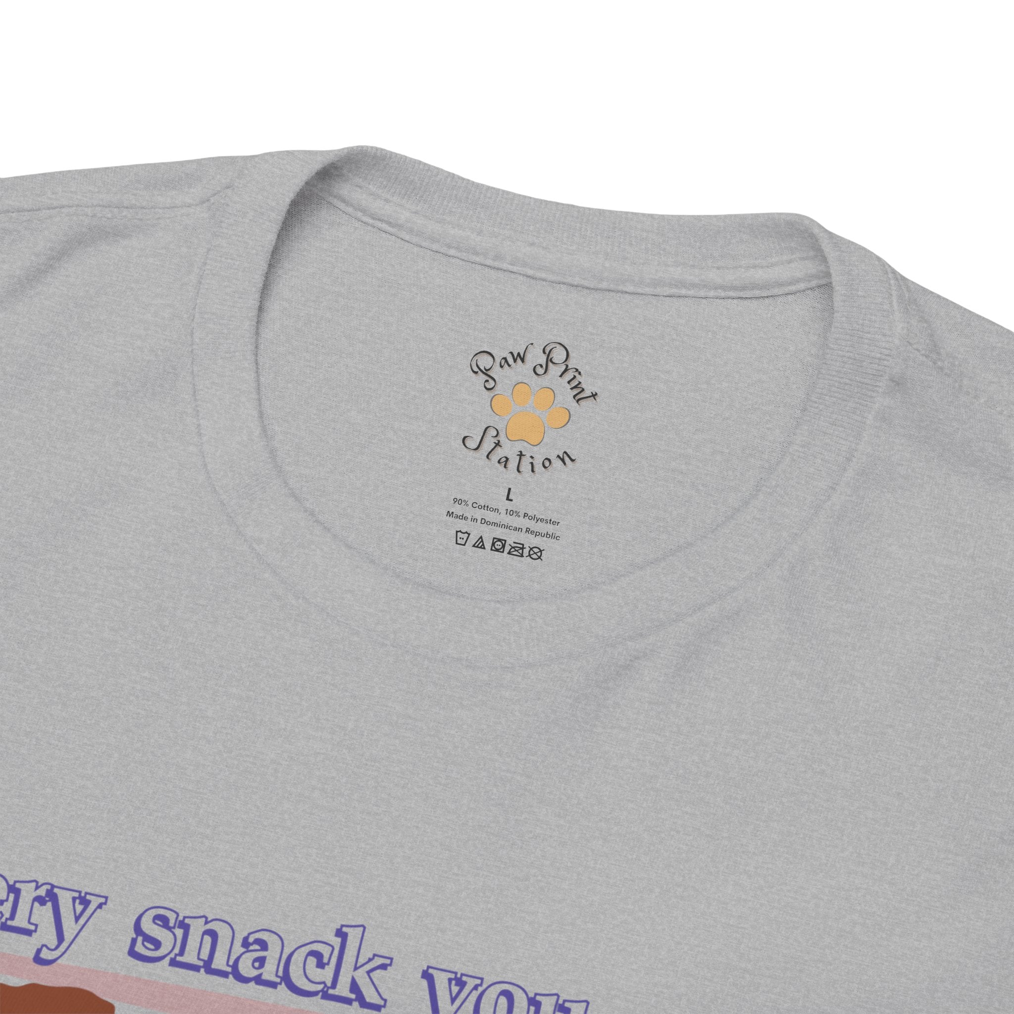 Unisex “Snack Thief” Dog T‑Shirt – Mischievous Pup Gift