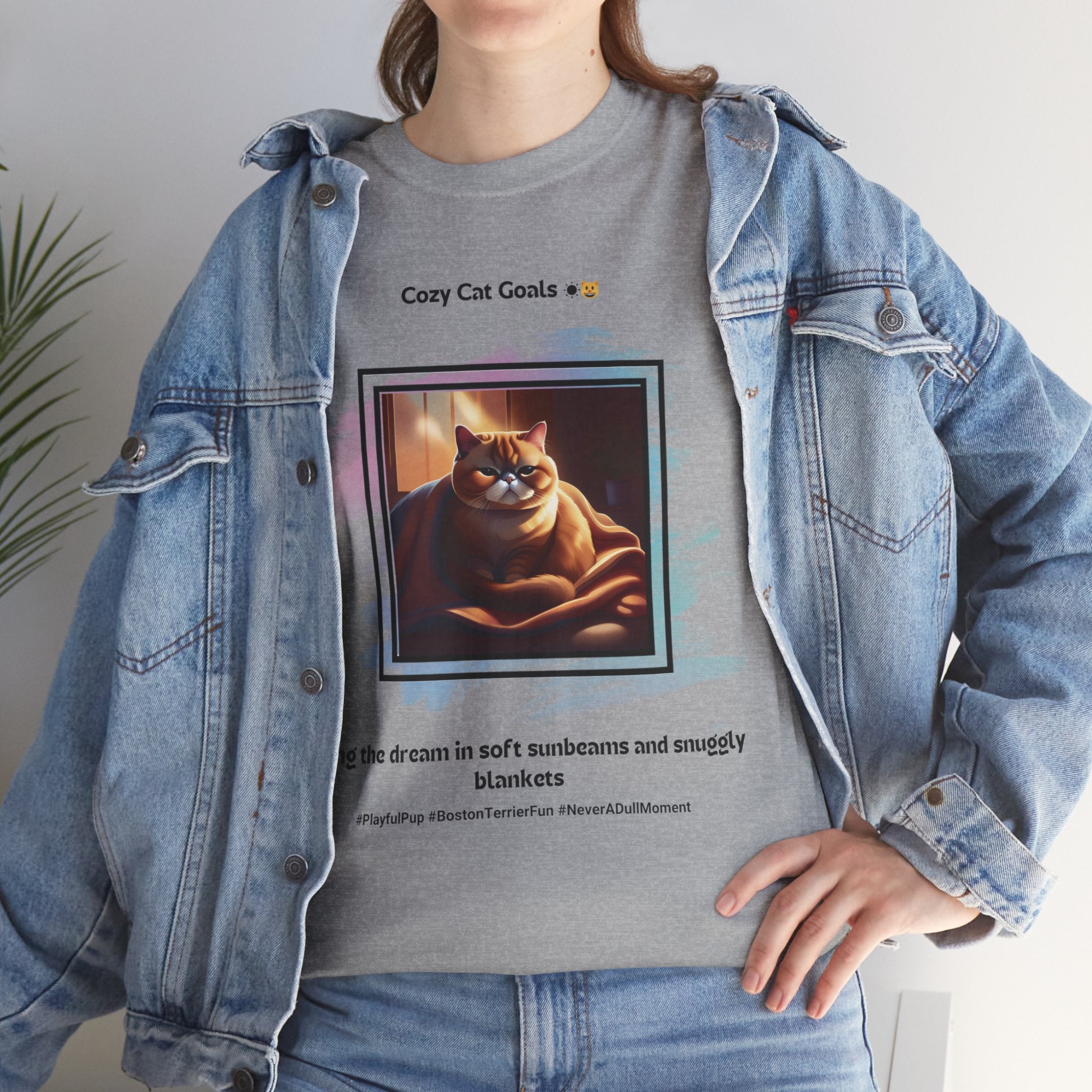 Unisex “Cozy Cat Goals” Exotic Shorthair T‑Shirt – Comfort Cat Gift